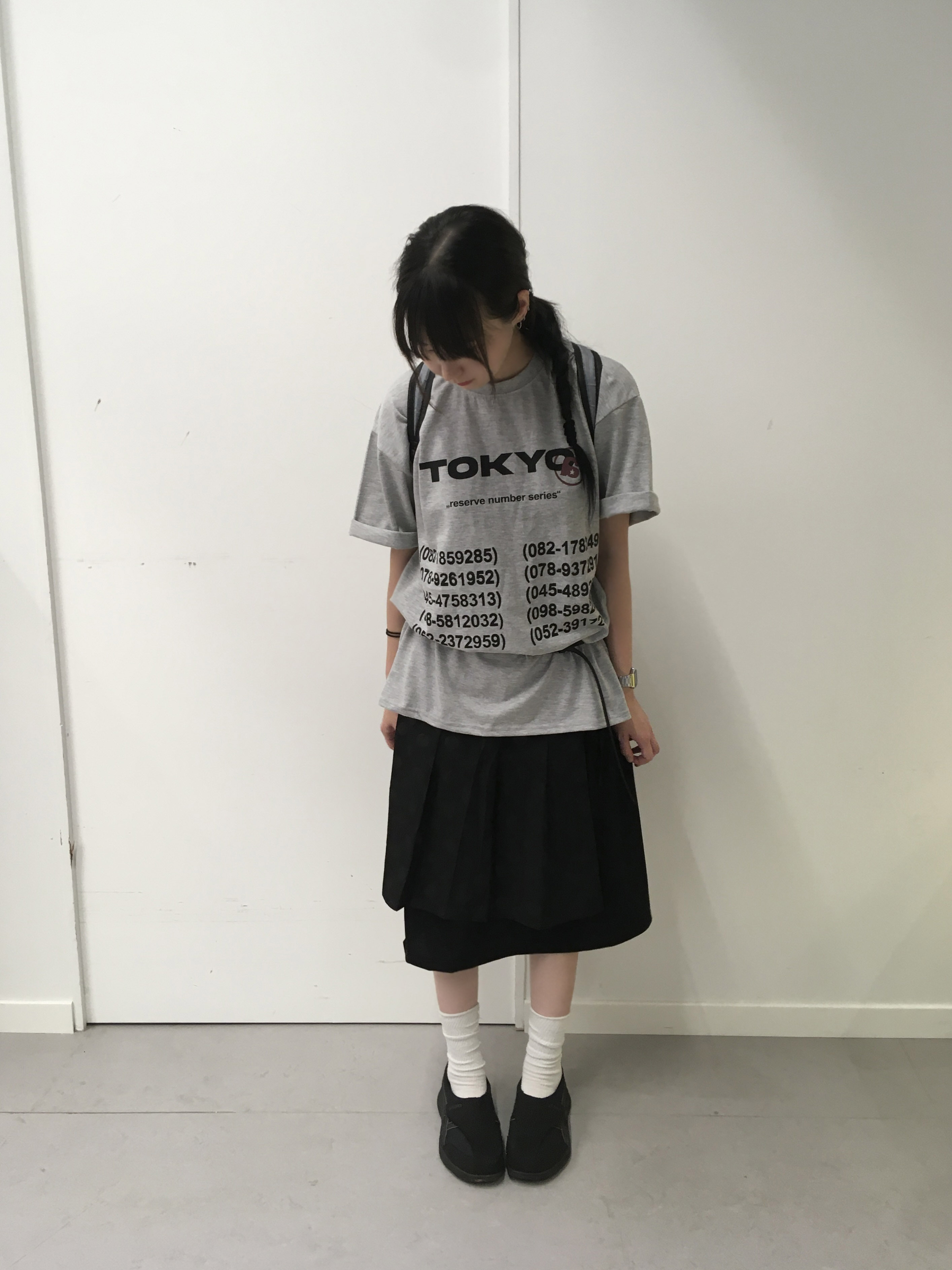 スカート MINKIMHO TRON SKIRT (1) chotan skirt｜tamaki niime