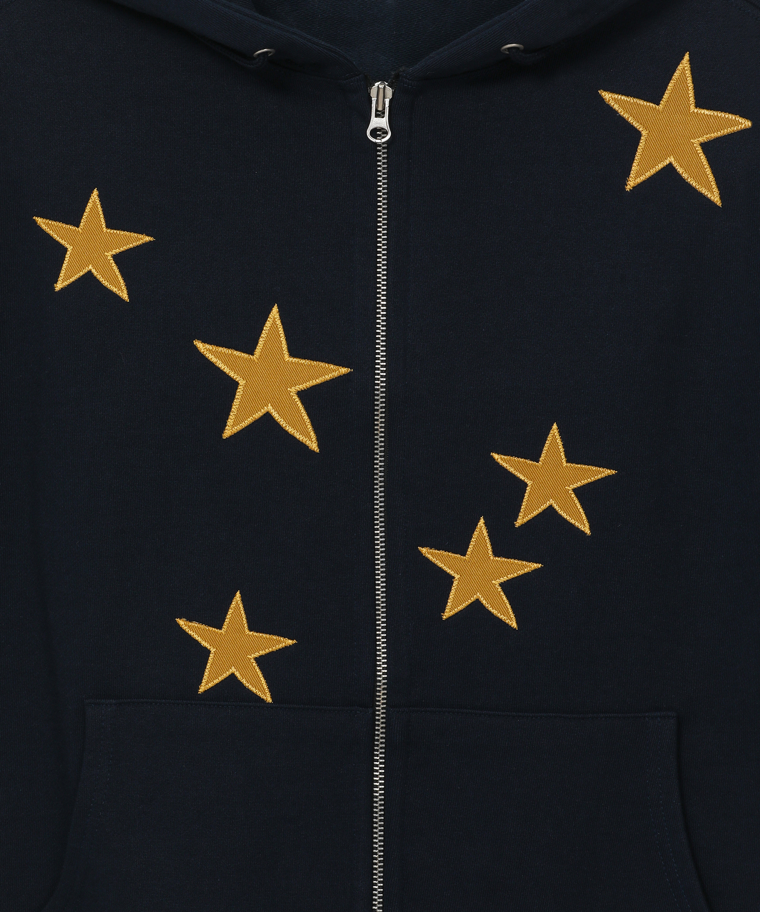 あらなるめい　 ハーフジップ mily bilet】大人可愛いクラッシュトップス。ダメージハーフ