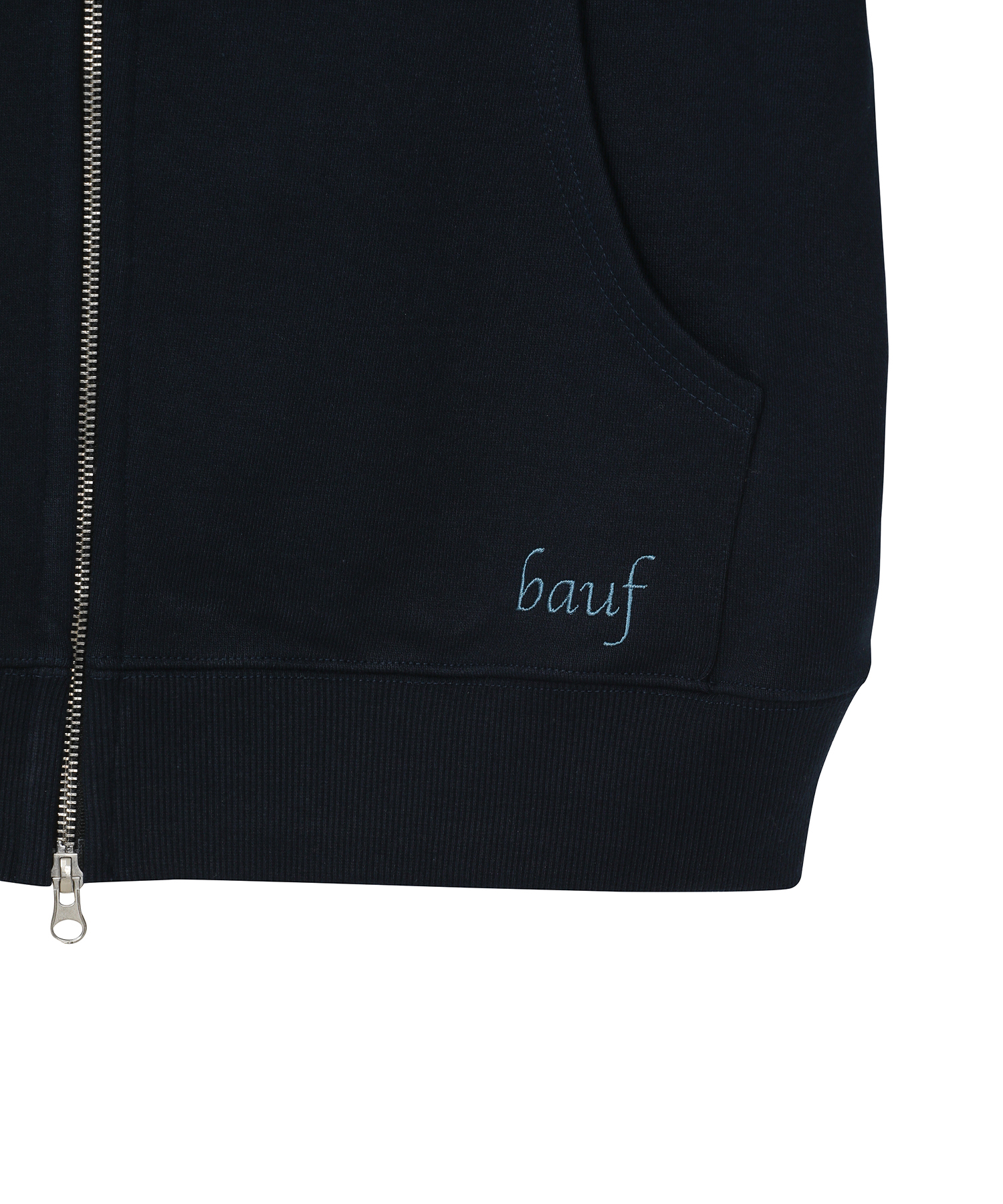 スターシンボルフードハーフジップフードパーカー[ネイビー