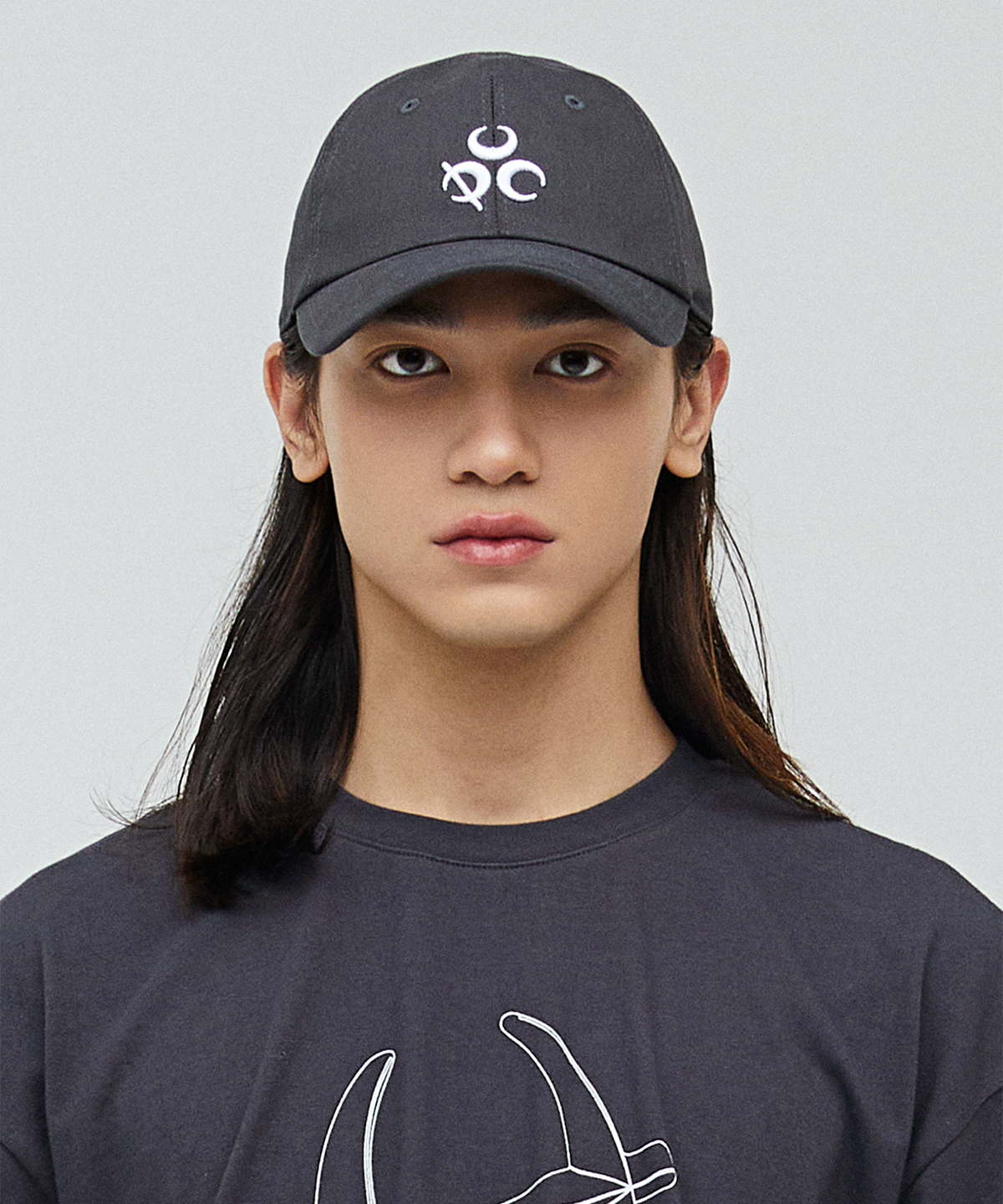 Symbol Cotton Cap Charcoal