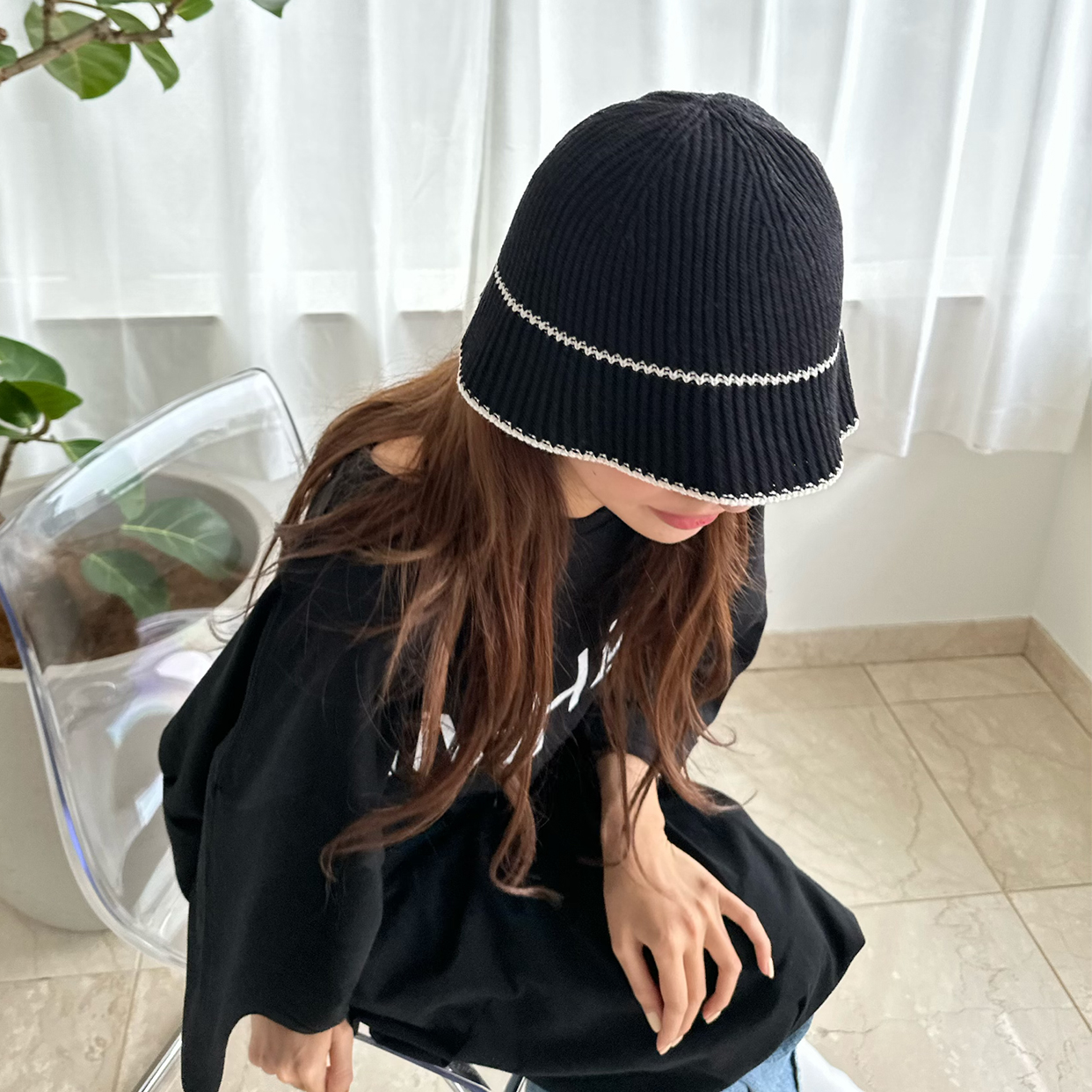 Dickies】1ポイント刺繍ロゴワッペンニットキャップ