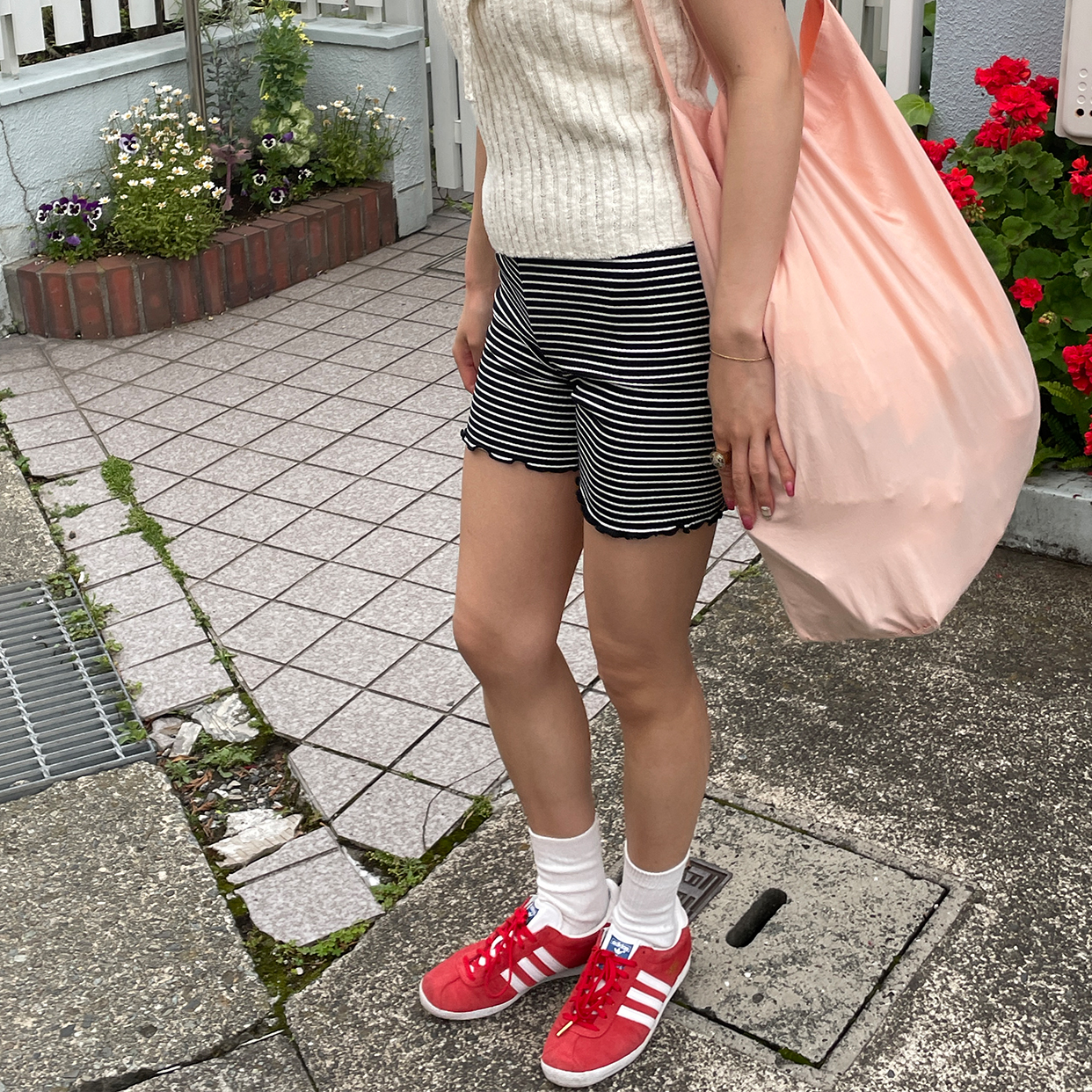 日本製【美品】キャピタルKAPITALボーダーベイカーパンツ2 1214111758_675cead68368d.jpg