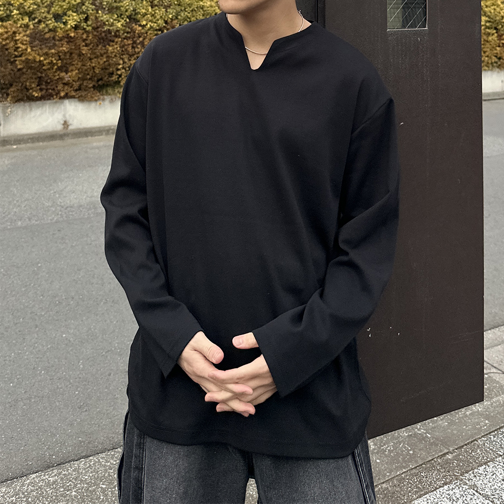 SUKALA オープンネックニットTee（L size） NEW ARRIVALS - SUKALA（スカーラ）