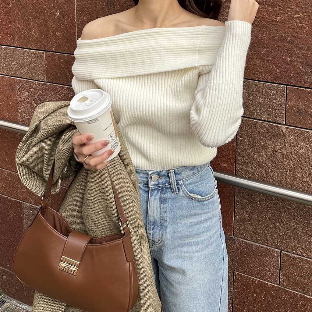 オフショルダーニット | ファッション通販サイト NUGU