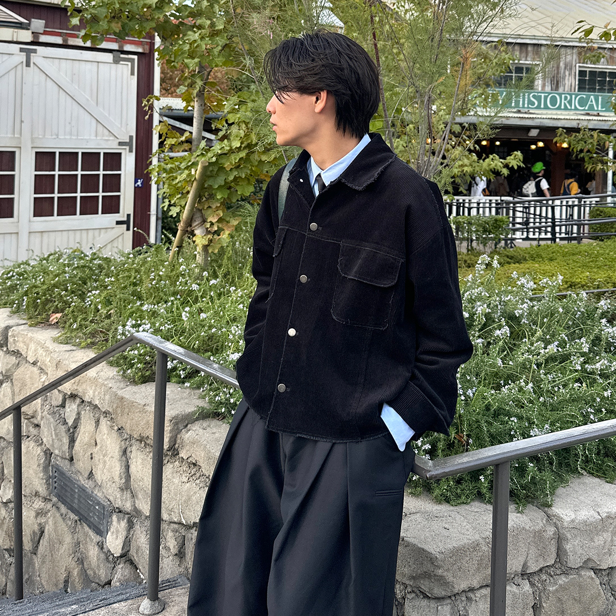 (ユニセックス) デンバーコーデュロイカッティングジャケット