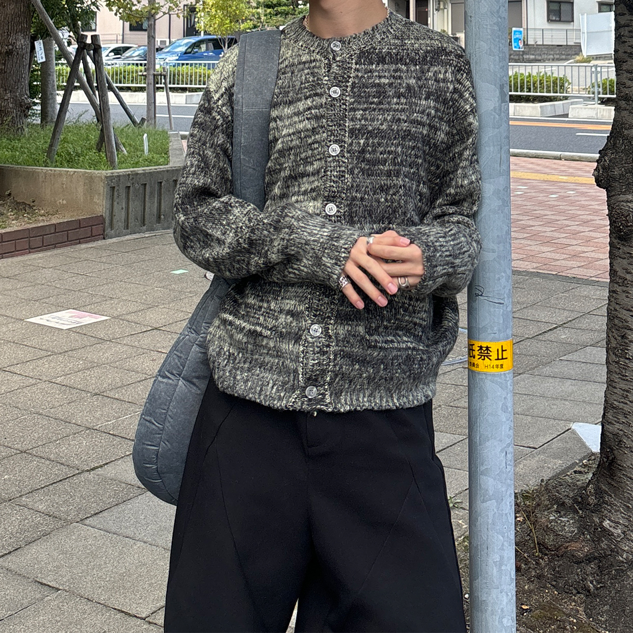 クロップドニットカーディガン タイセット]クロップドニットカーディガン | ファッション通販