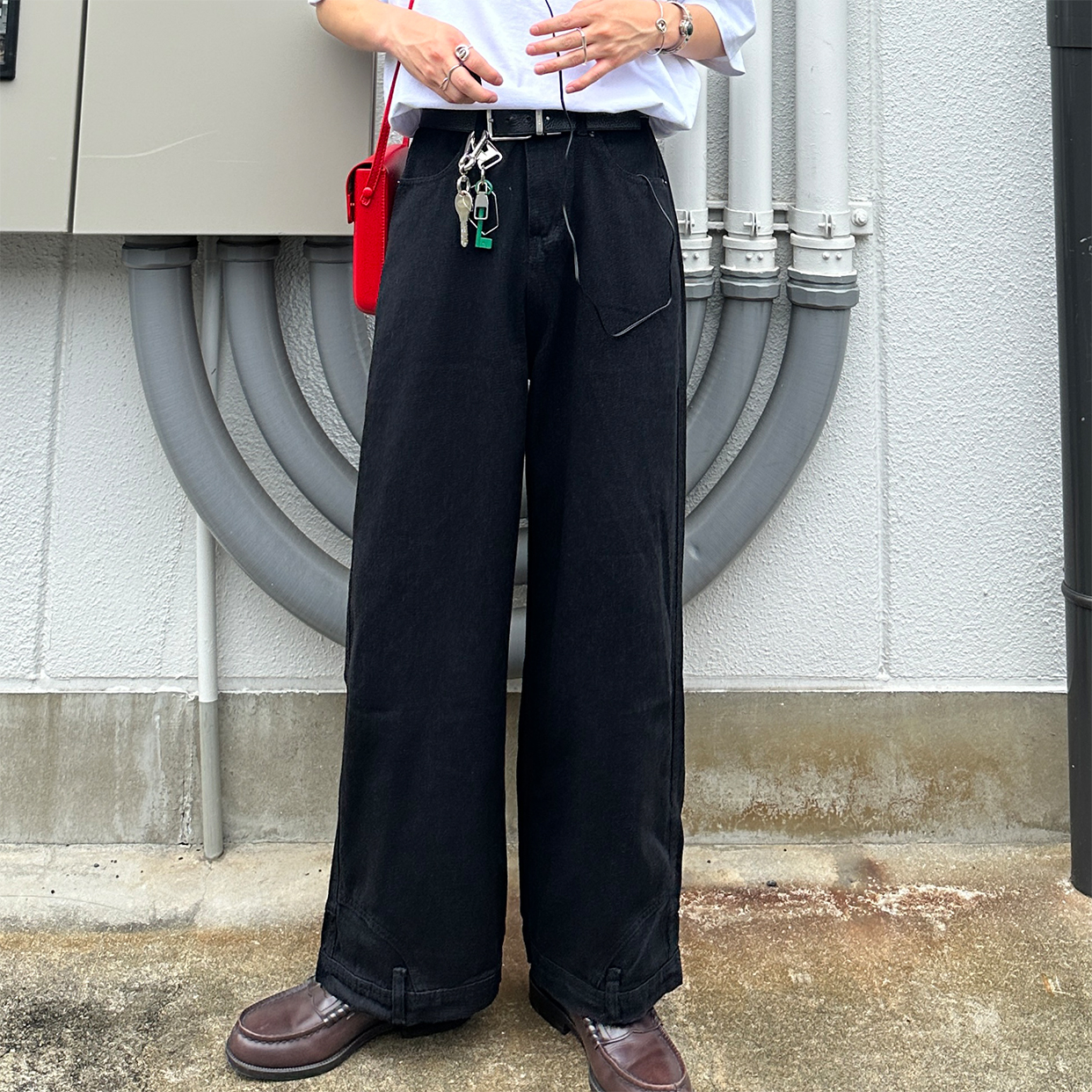 アップサイドダウンデニムパンツ | ファッション通販サイト NUGU