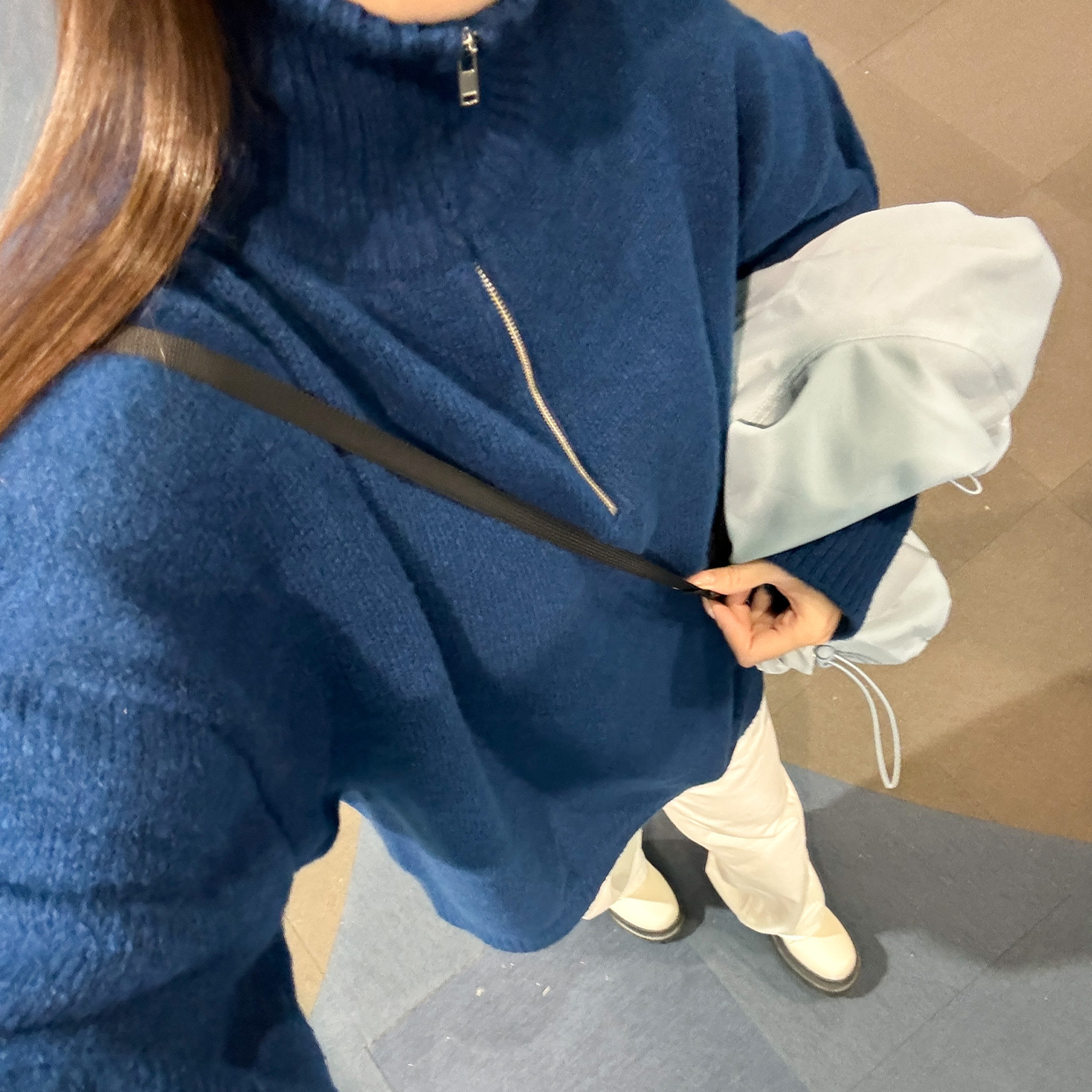 セミジプップルーズフィットニットウェア | ファッション通販サイト NUGU