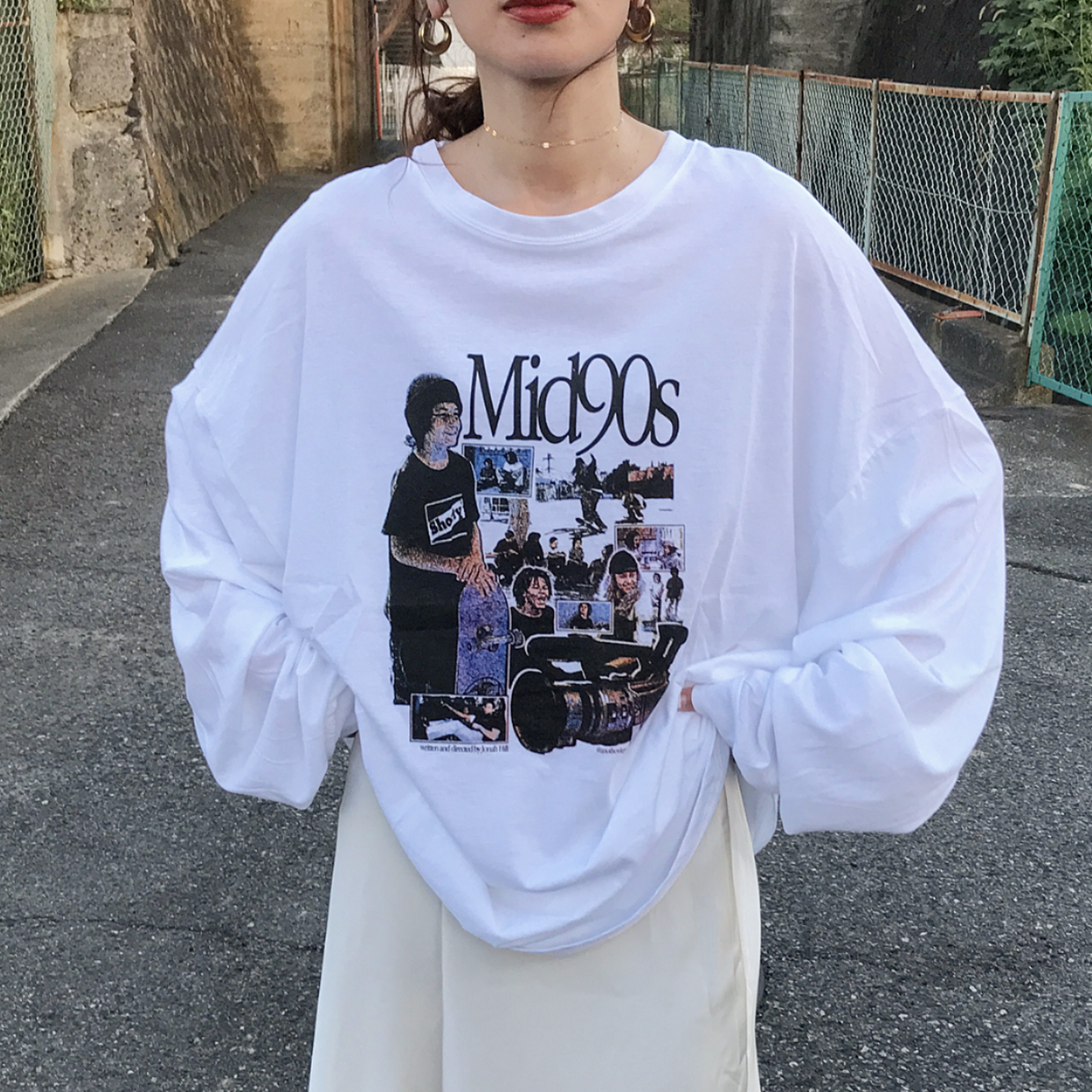 【ミスシックスティ】グラフィックカットソー　ロンT　緑　個性派　イタリア製　希少 RIPPER】マリアグラフィック L/S Tシャツ / Maria Graphic Long