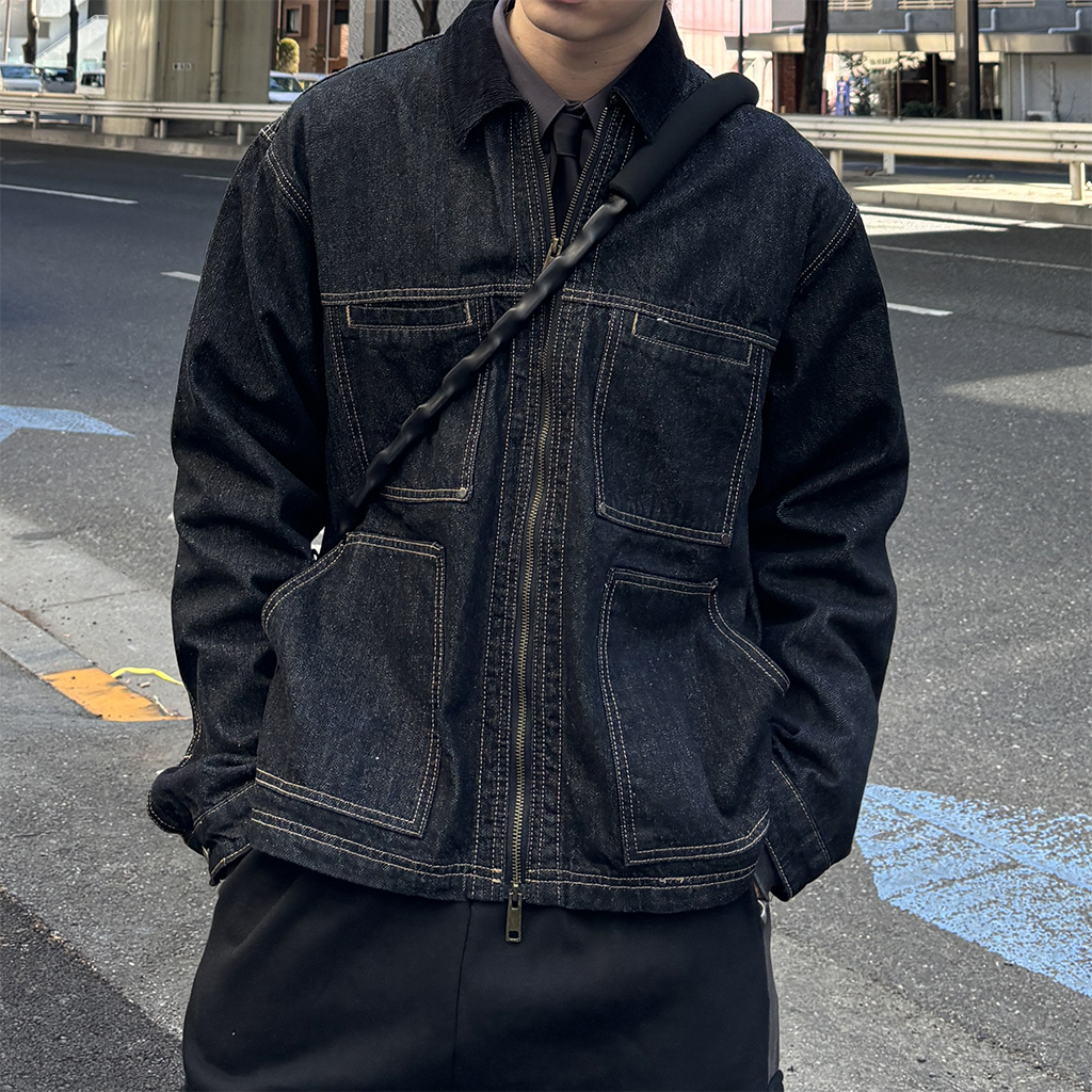 424 ダメージデニムジャケット 424 ダメージ デニムジャケット | ブルー | FARFETCH JP