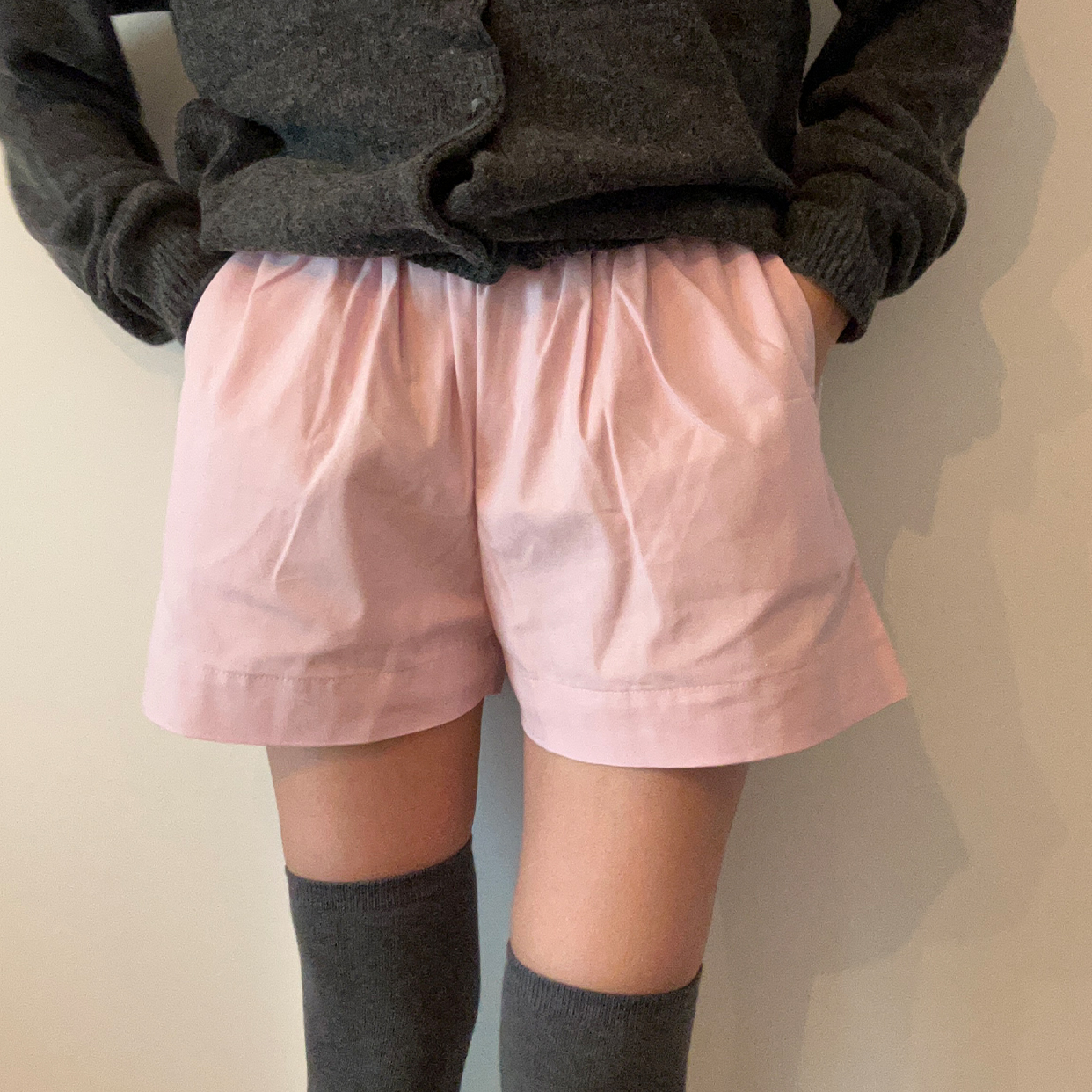 コットンキャンディーバンディングショートパンツ