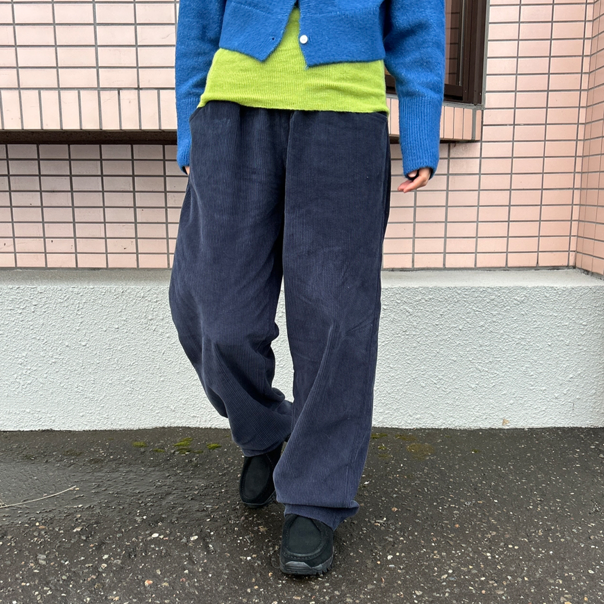 コーデュロイイージーパンツ