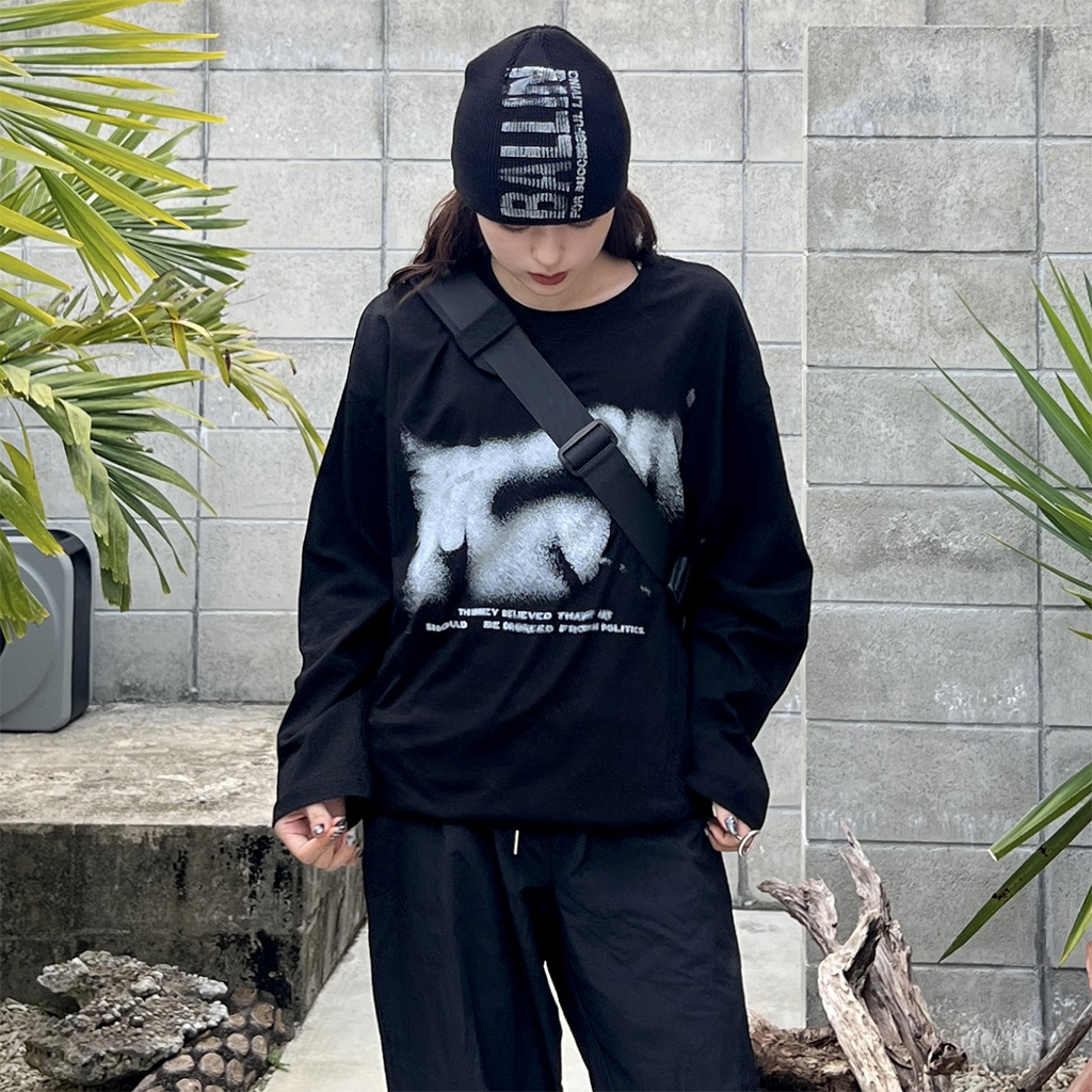 (ユニセックス) グラフィックアートプリントTシャツ