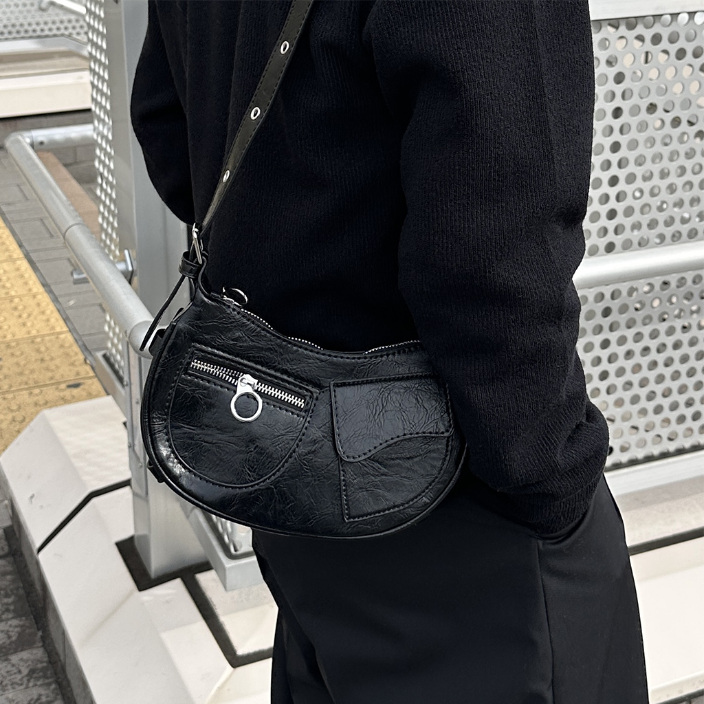 ホーボーポケットヴィレザーバッグ