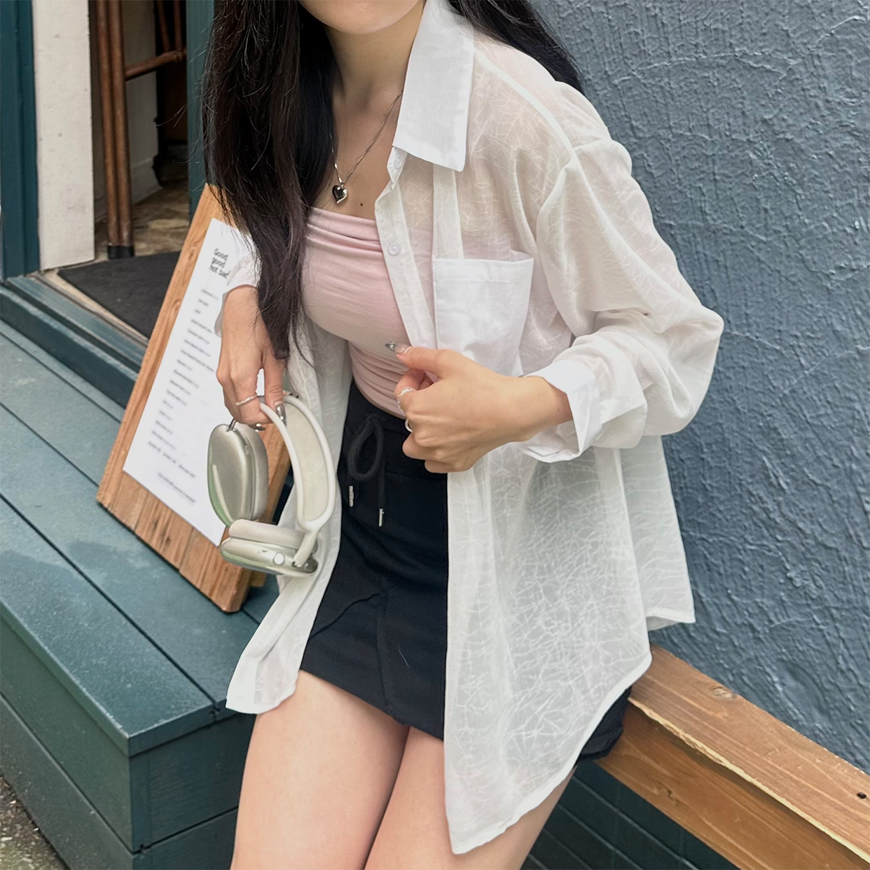 ボクシールーズフィットロングシャツ | ファッション通販サイト NUGU