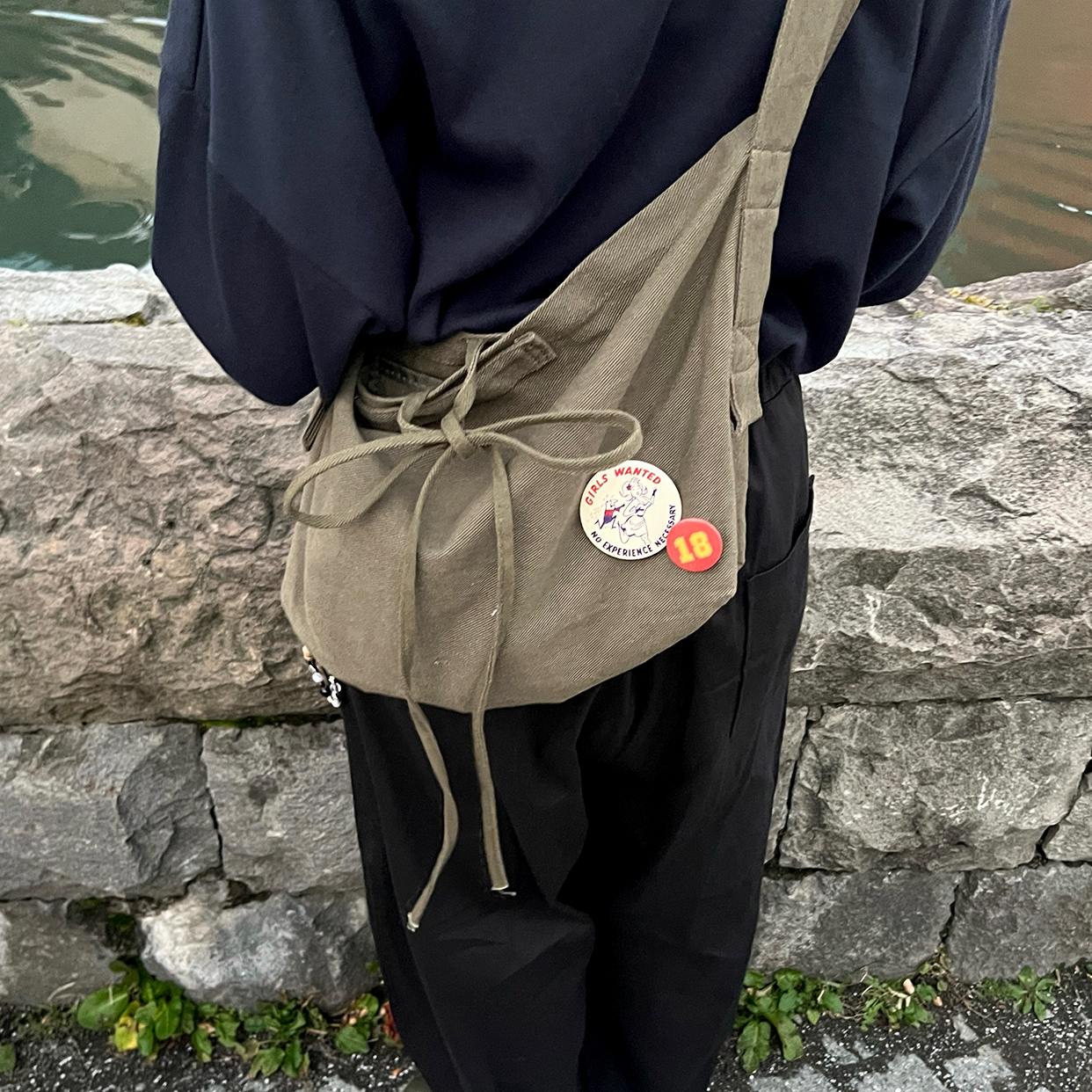 ユニセックス) ワンショルダーキャンバスバッグ | ファッション通販