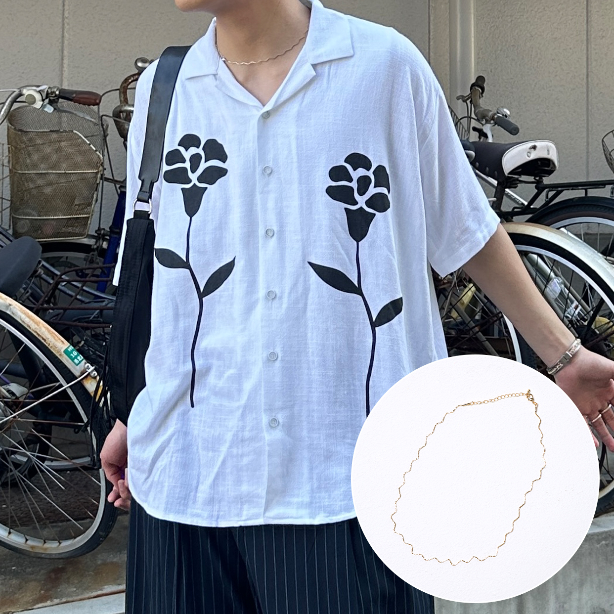 ウェイビーネックレス