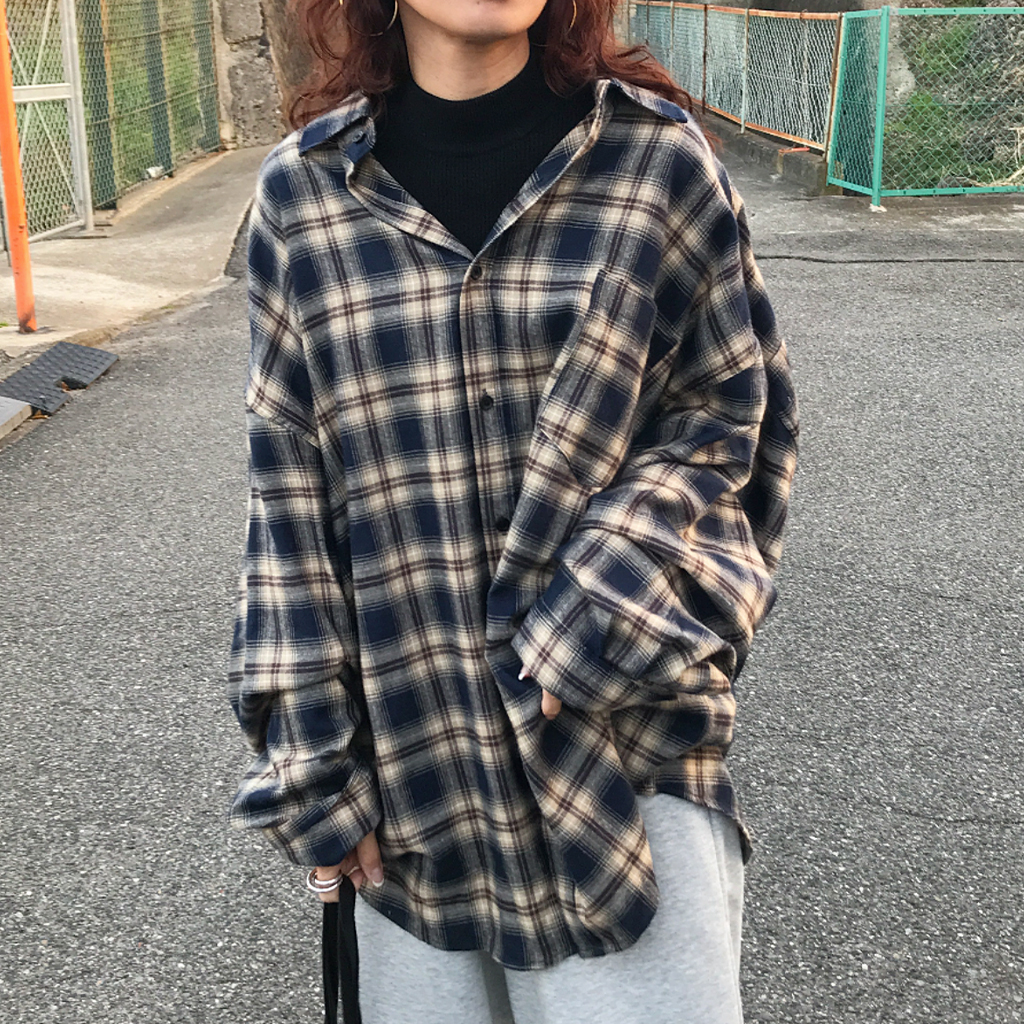 チェックダウン | ファッション通販サイト NUGU