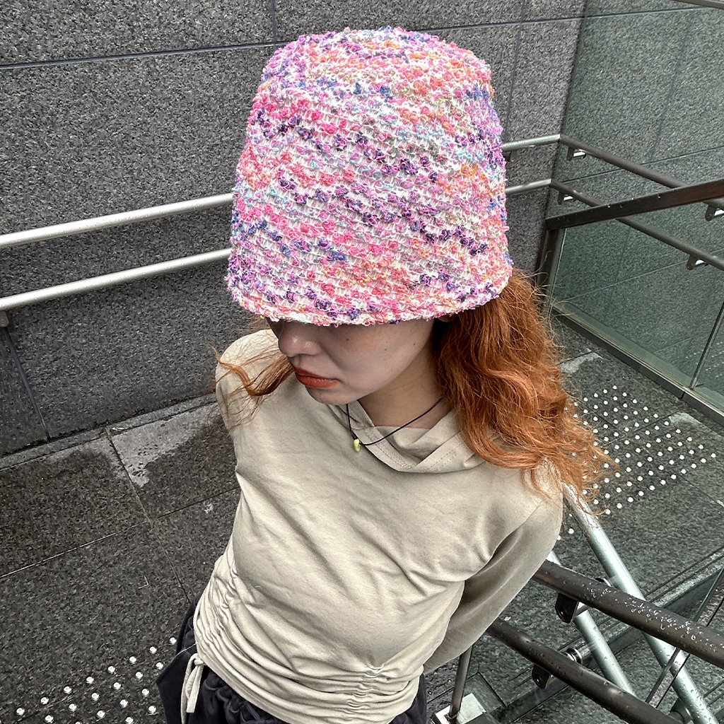 ハンドメイド☺︎カラフルハット☺︎クロシェバケットハット☺︎フリル☺︎タイダイ 楽天市場】【SALE】クロシェバケットハット ／ クロシェハット