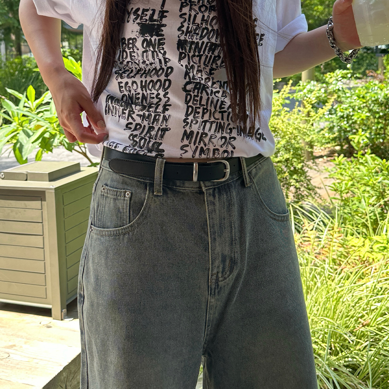 ラウンドバックルベルト