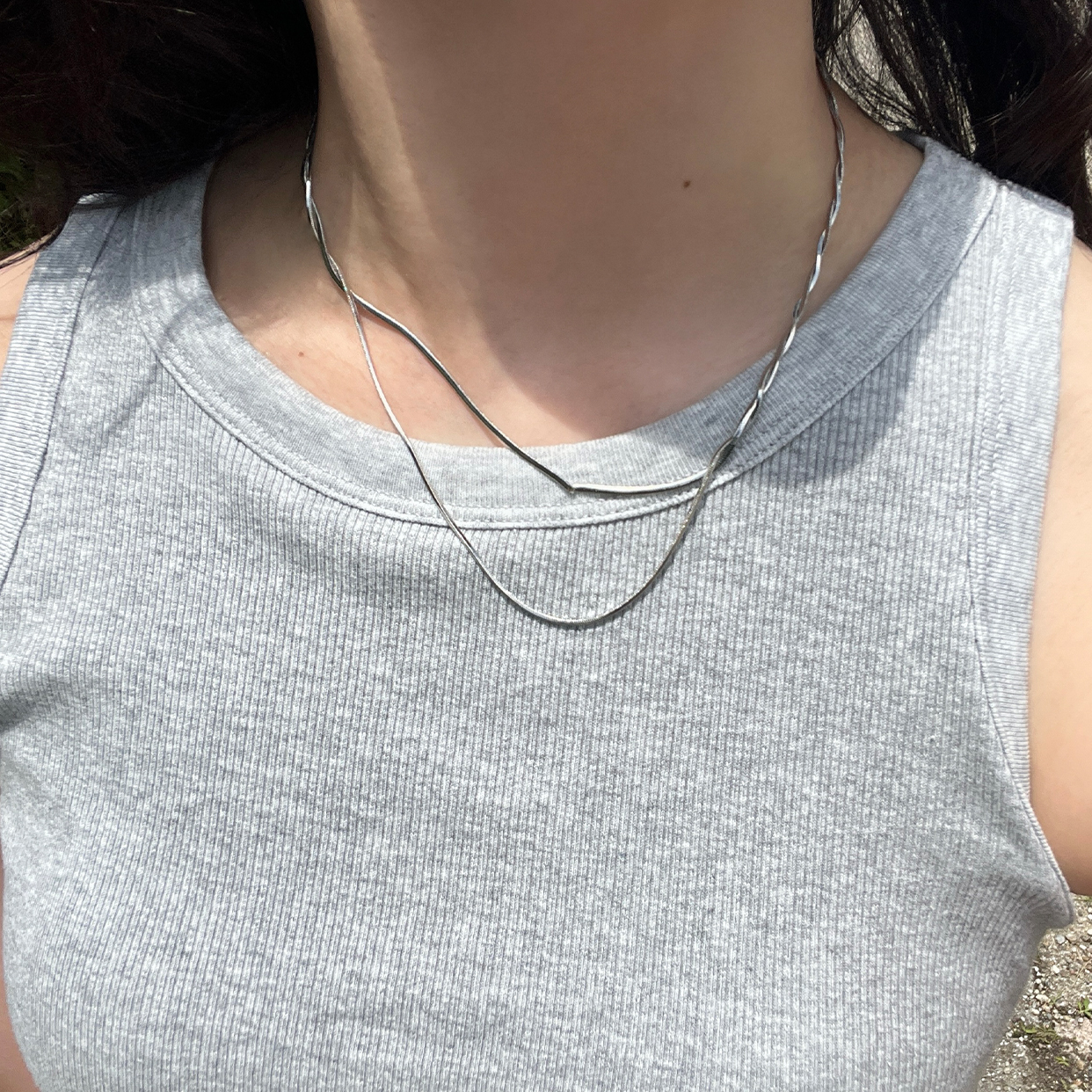 レイヤードネックレス