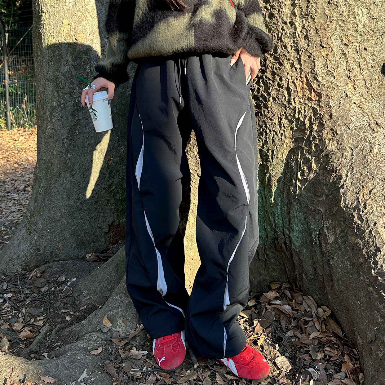 ユニセックス) ツイストナイロンパンツ | ファッション通販サイト NUGU