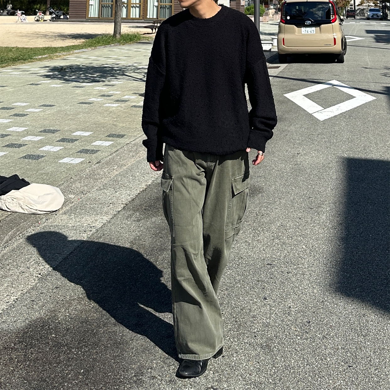 (ユニセックス) ディープウォッシュカーゴパンツ