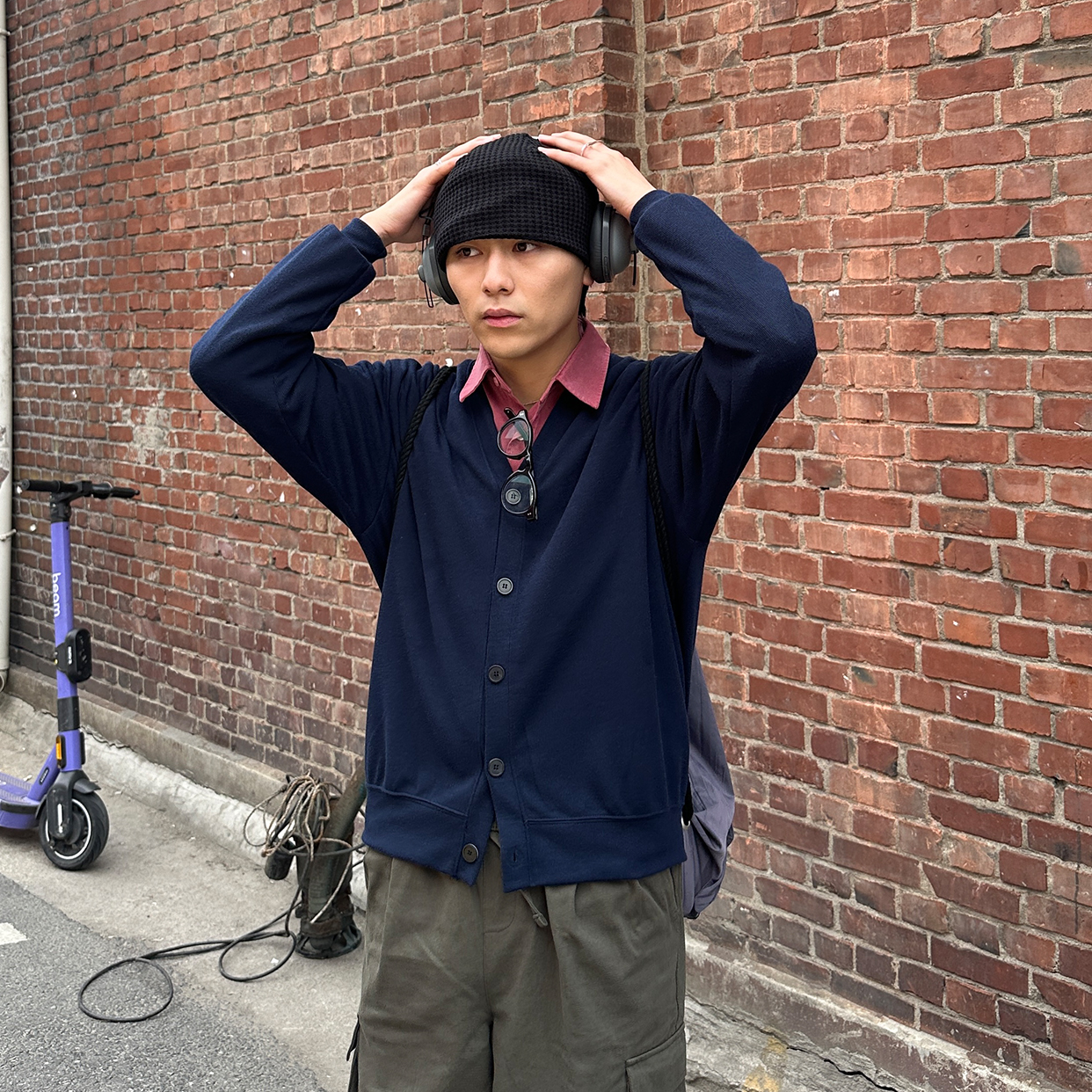【新品】houga ベレー帽 HIGHER（ファッション） HIGHER ハイヤー ギザモールスキン
