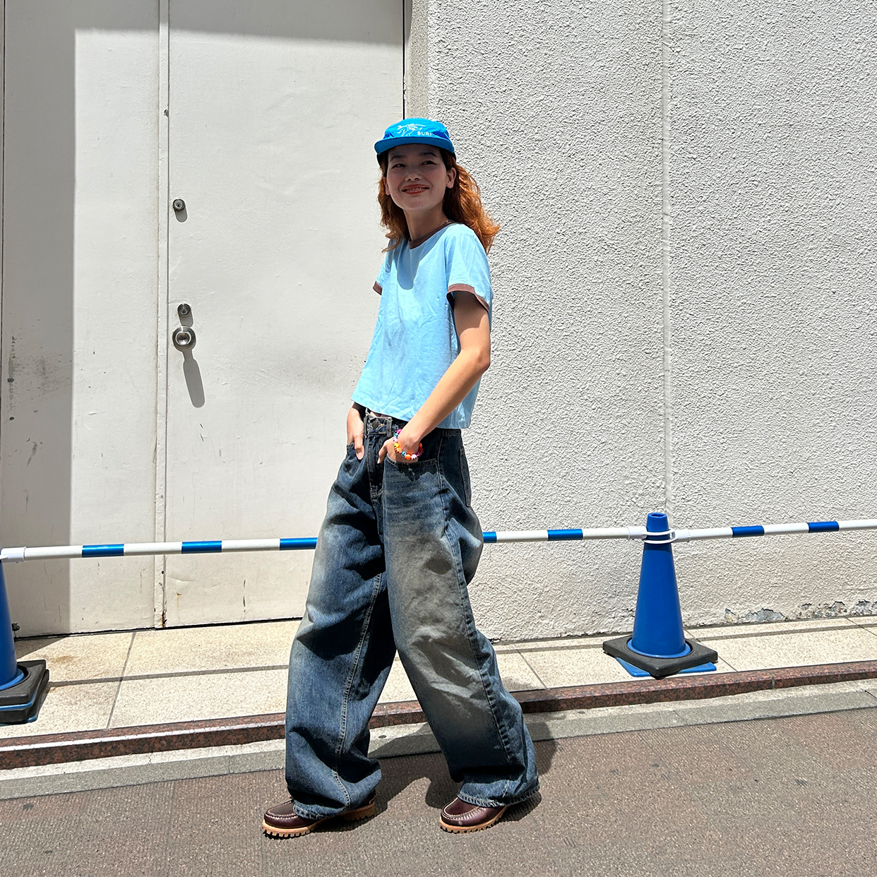 バルーンローウエストデニム