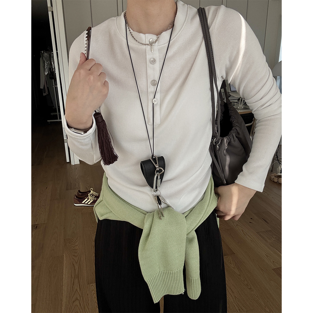 ボタンロングＴ