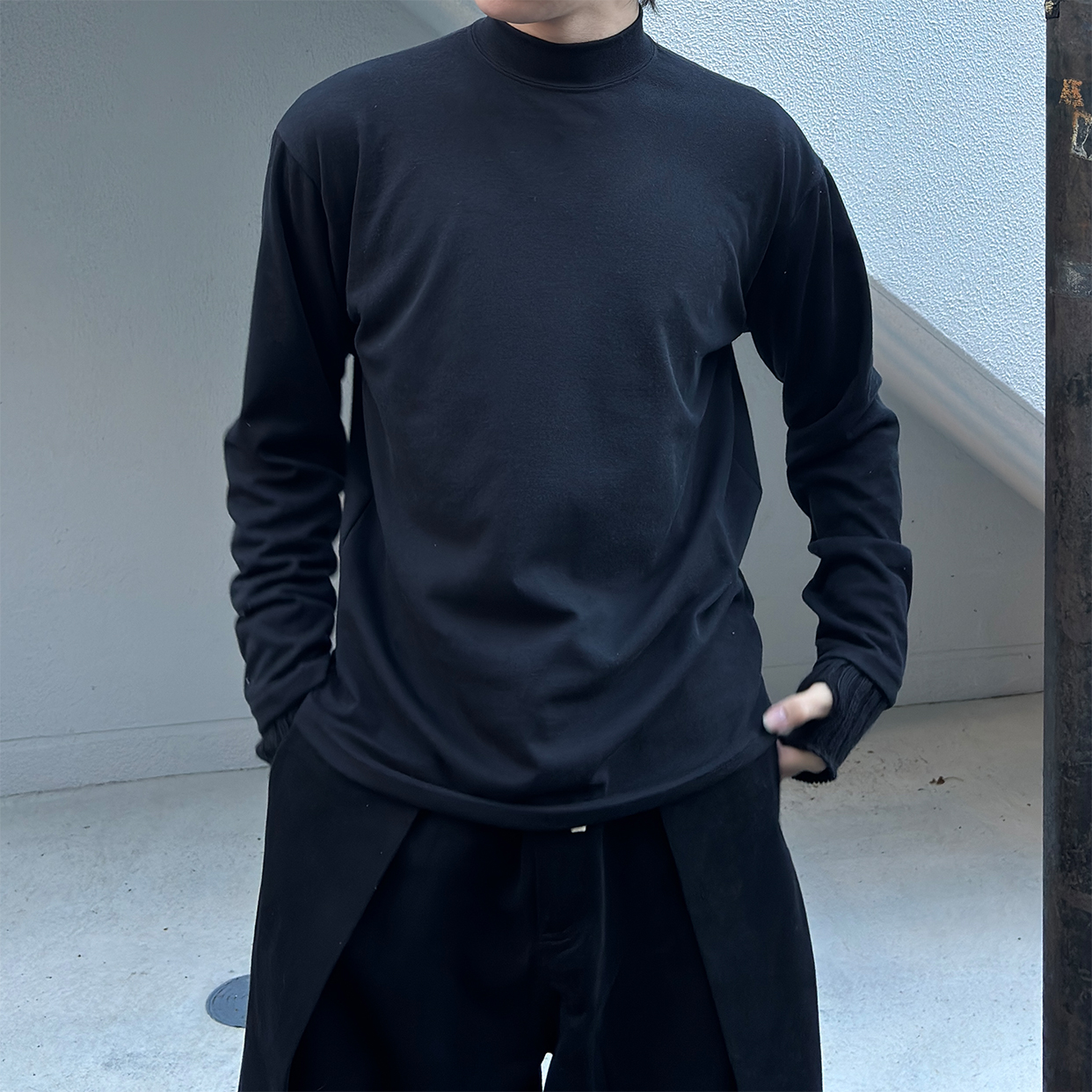 ユニセックス) コンフォートハーフネックニット | ファッション