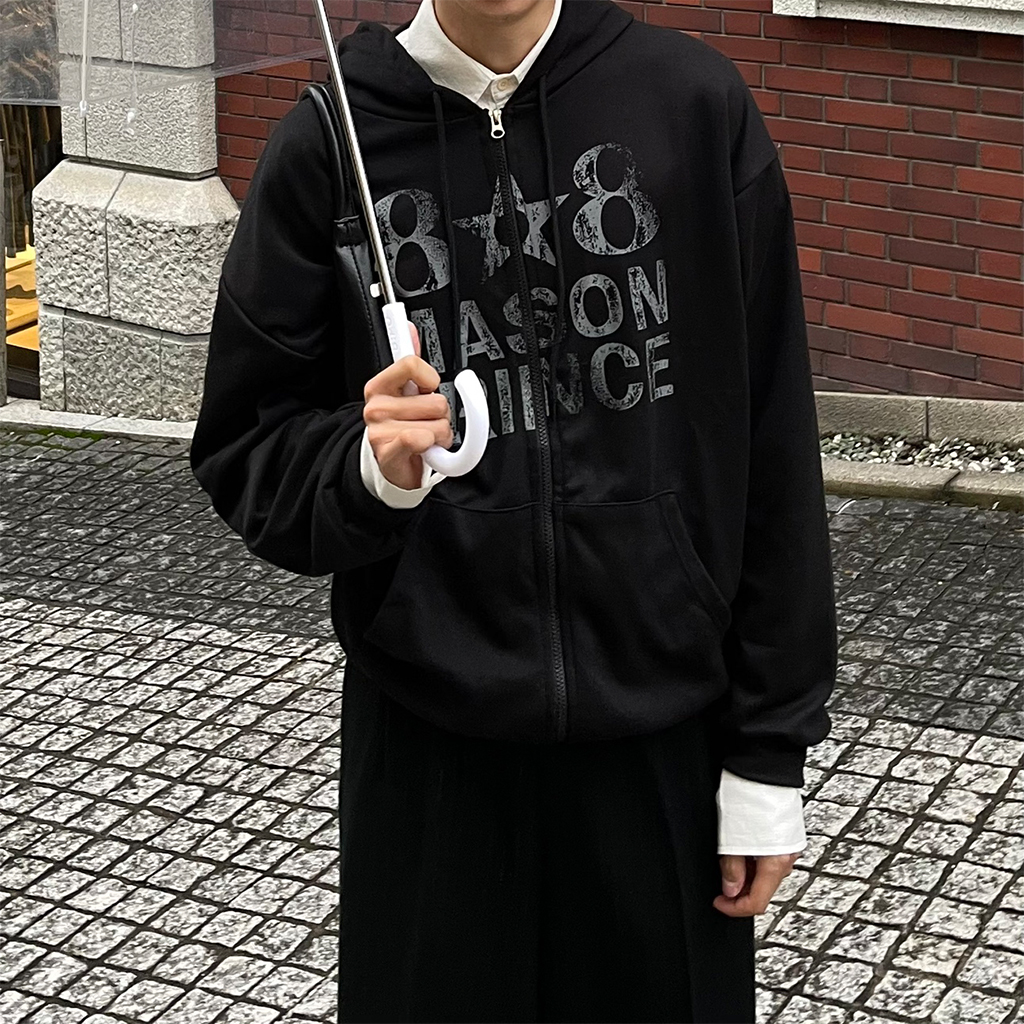 海外購入パーカー 808スター2wayフードジップ | ファッション通販サイト NUGU