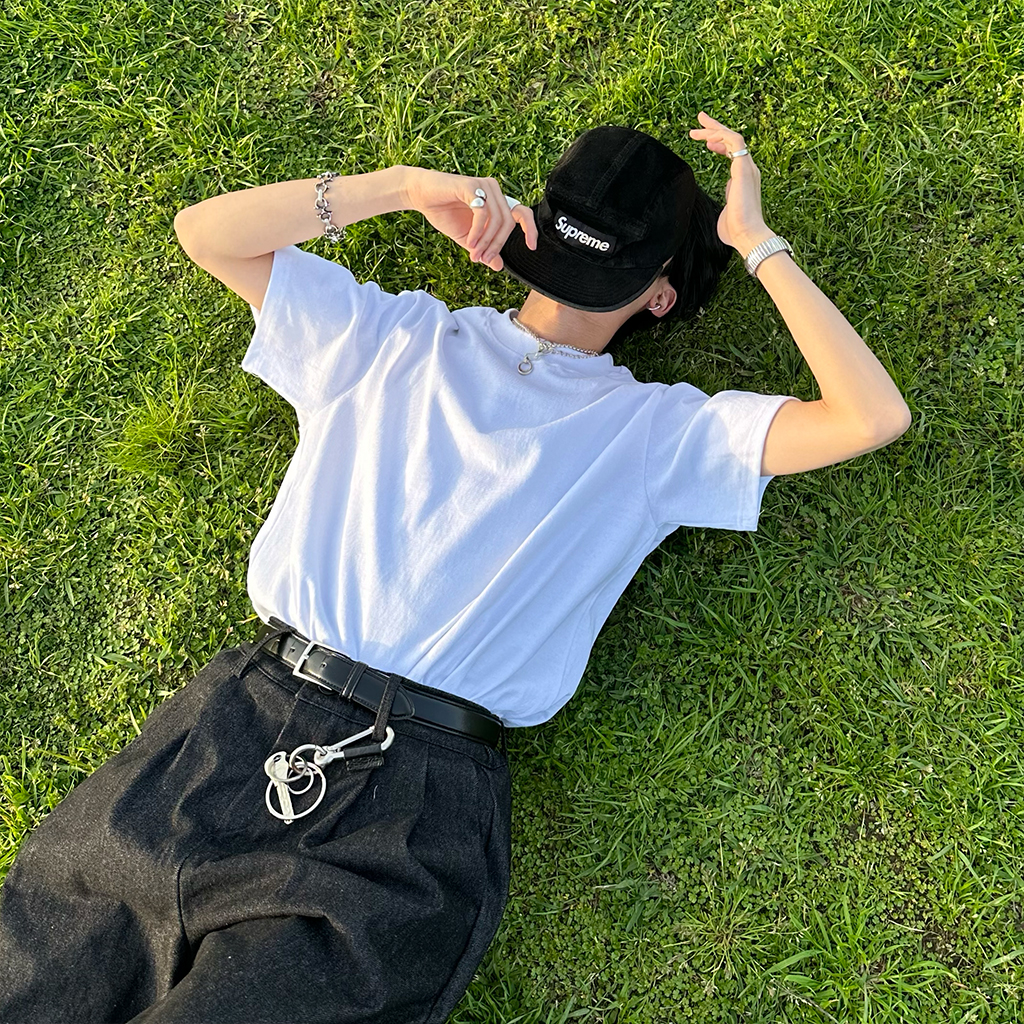 ベーシックカラー半袖Tシャツ