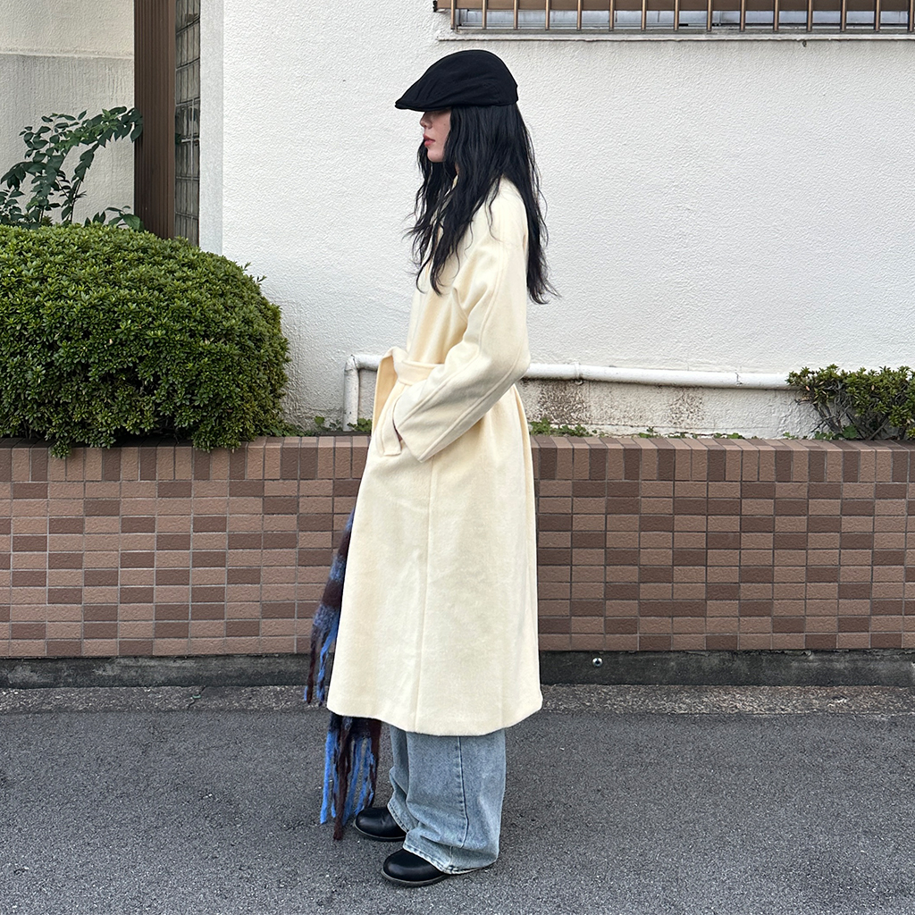 ベルトロングコート | ファッション通販サイト NUGU