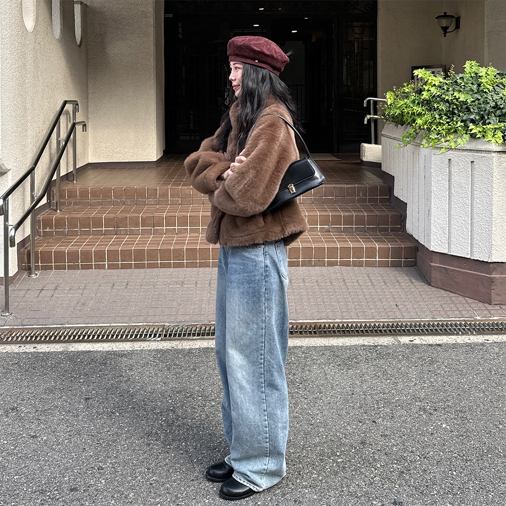 ハイネックファージャケット | ファッション通販サイト NUGU