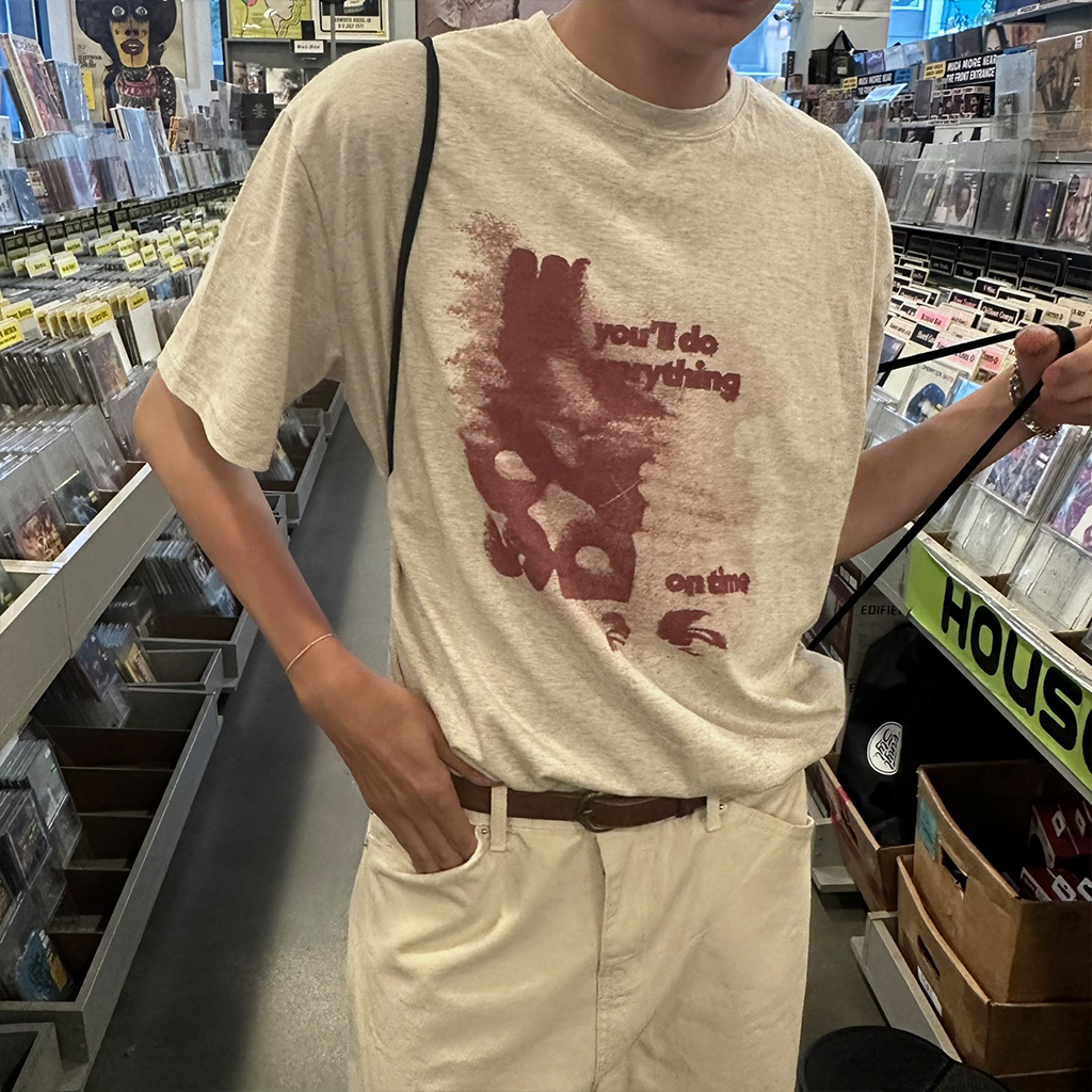 ヴィンテージプリント半袖Tシャツ