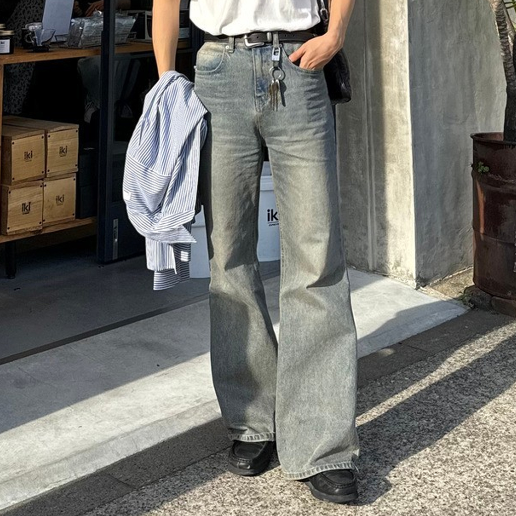 ヴィンテージブーツカットデニムパンツ | ファッション通販