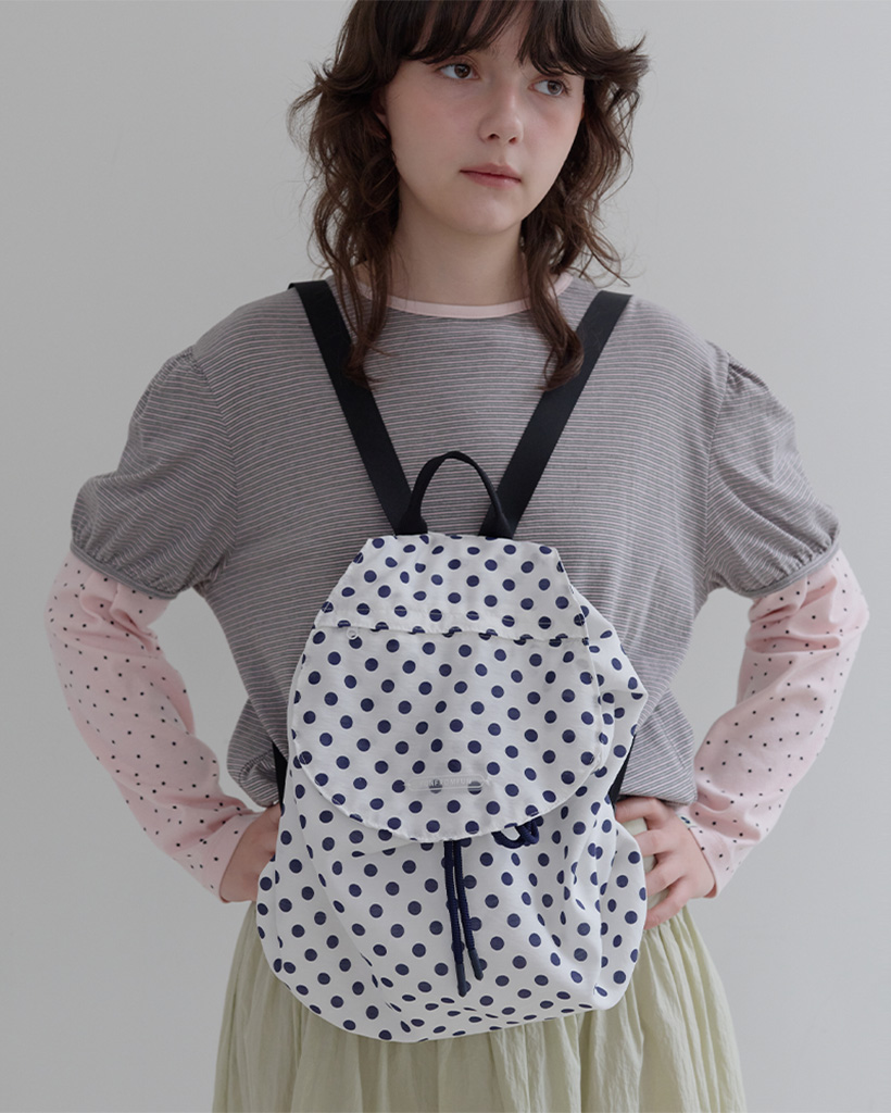 Easy Dot Backpack, White