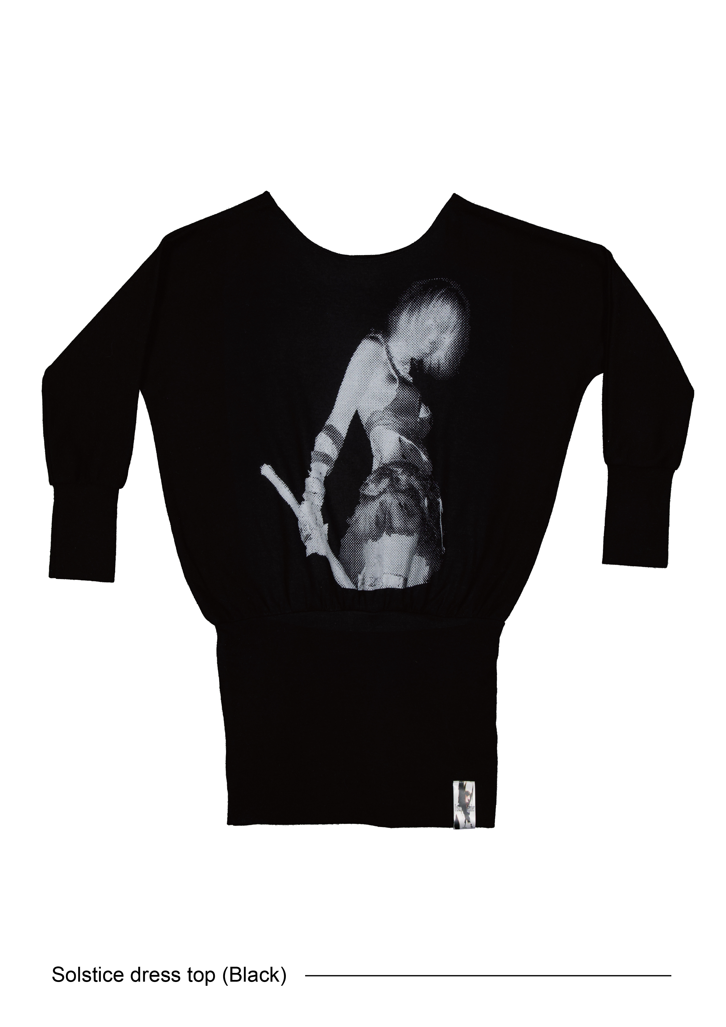 Solstice Dress Top (Black)