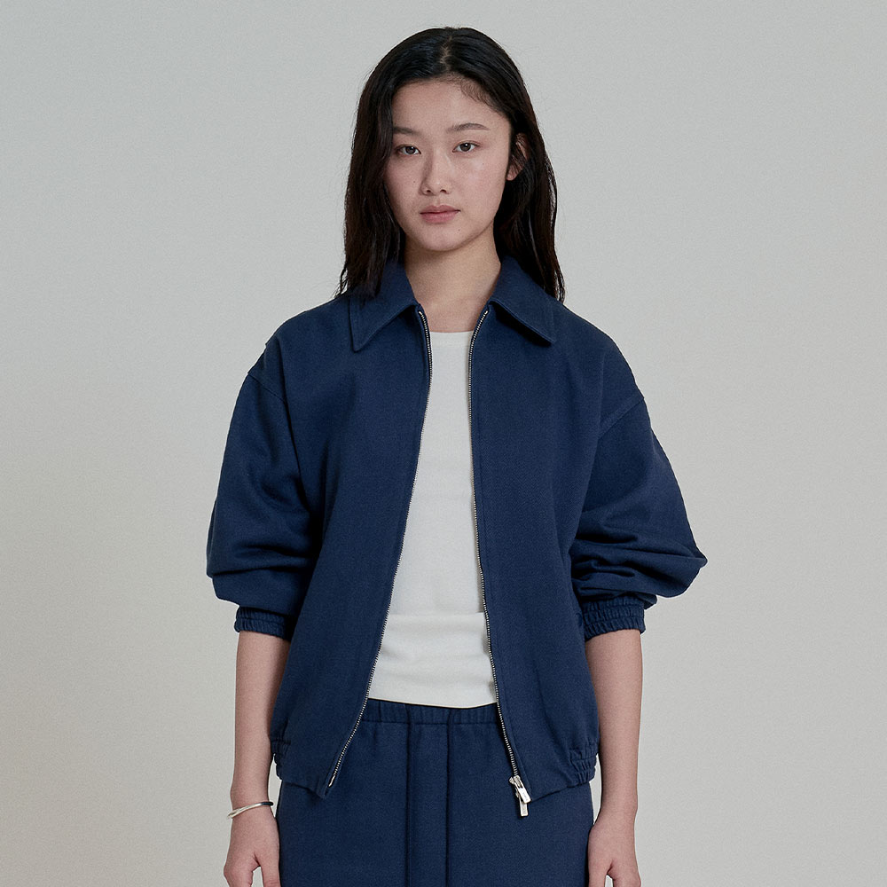 LETTER BLOUSON JACKET (COBALT BLUE)