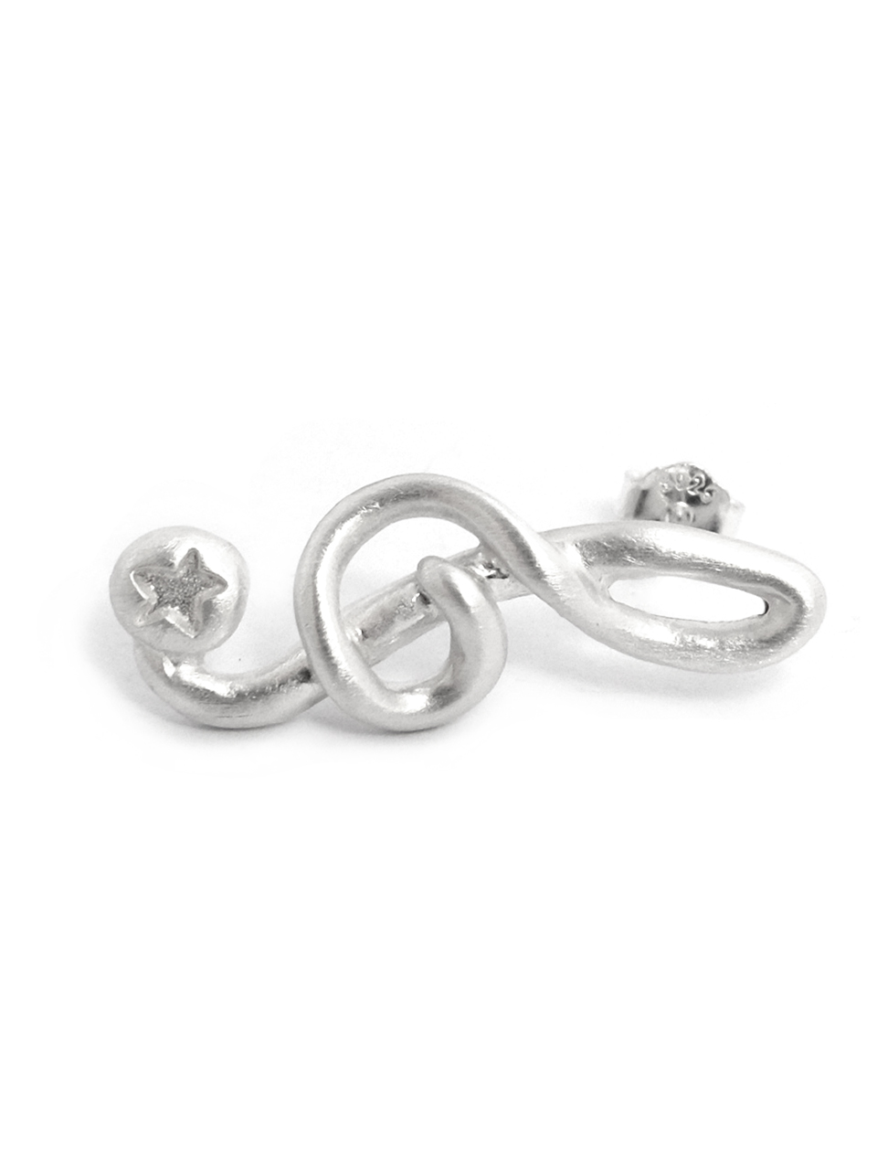 Star Clef earring