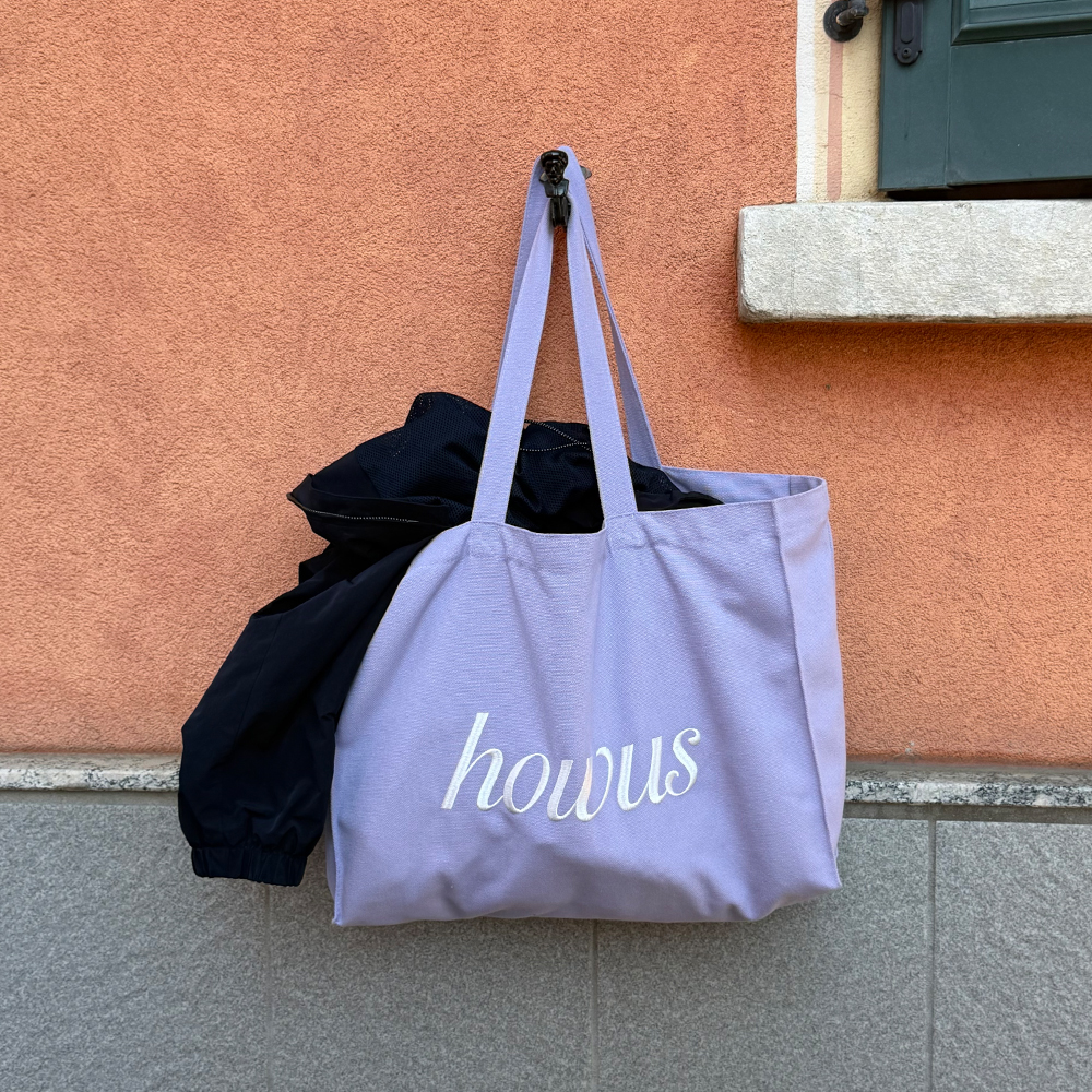 HOWUS LISTEN ECO BAG (LILAC)
