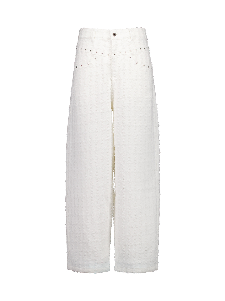 DESTROYED PANTS / OFF WHITE | ファッション通販サイト NUGU