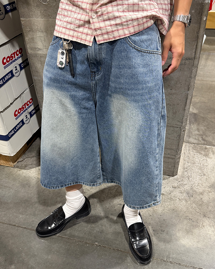 パンツ kumami1213 デニムバミューダパンツ | ファッション通販サイト NUGU