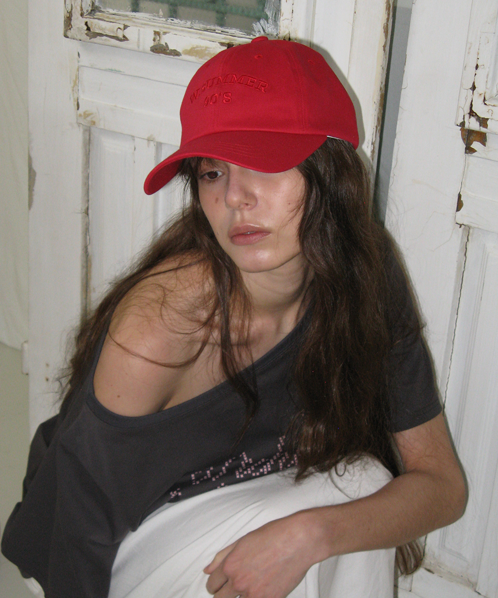 Summer logo cap_red