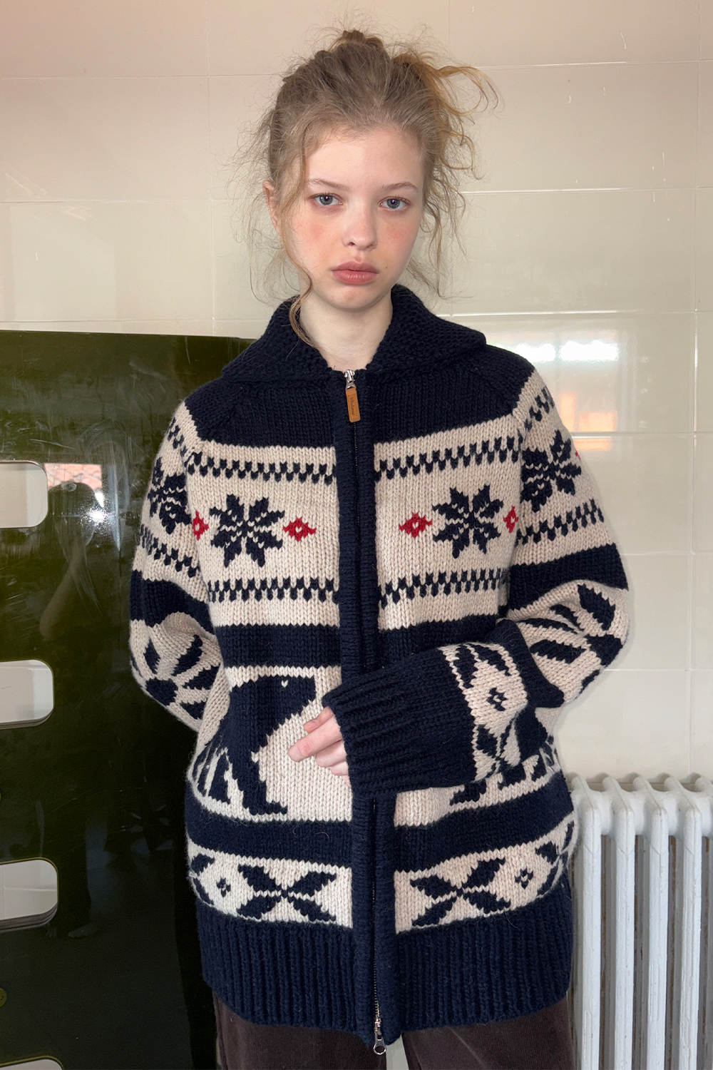 Polar bear cowichan_navy