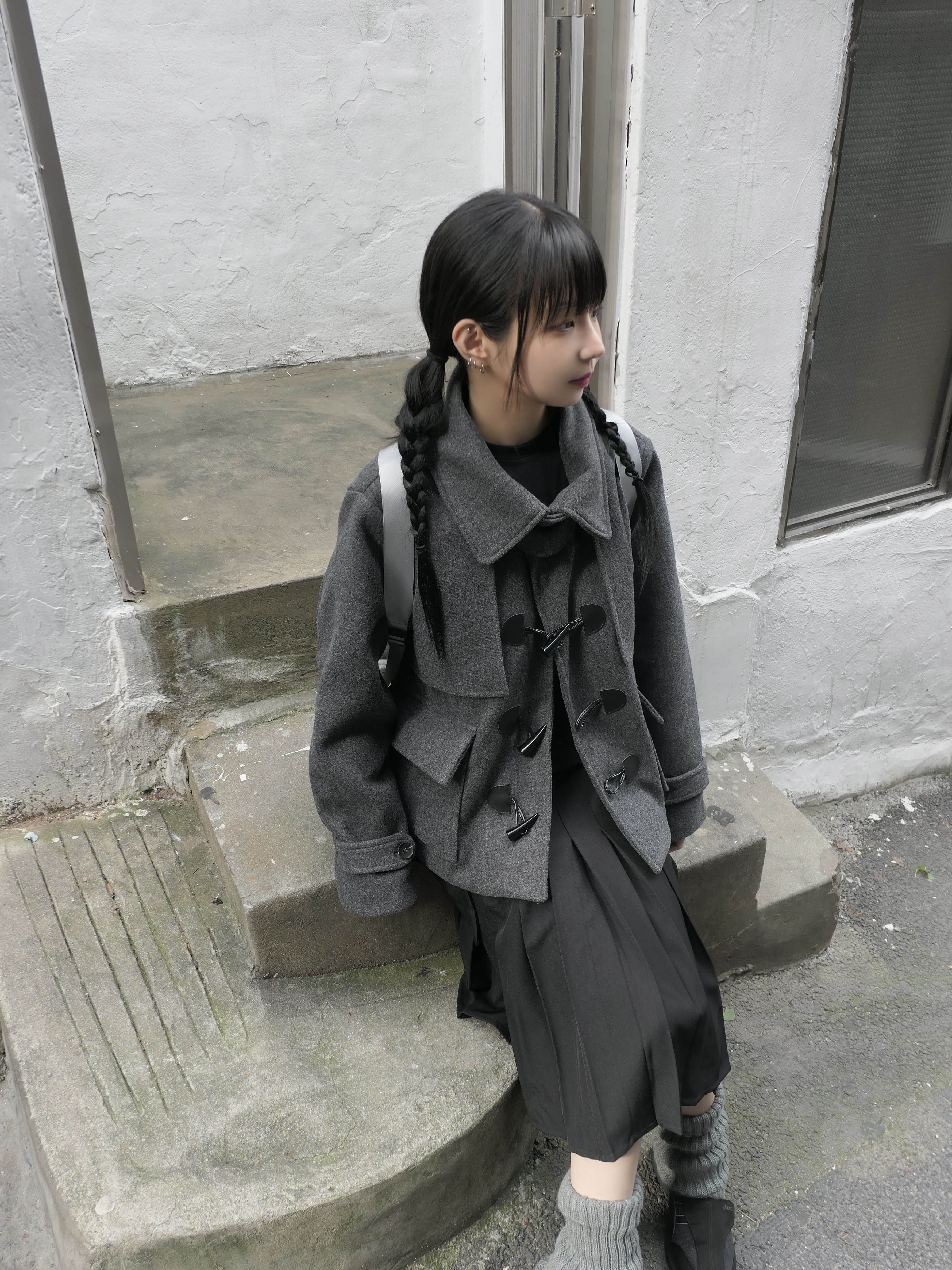 ビッグカラーハーフダッフルコート (2c) | ファッション通販サイト NUGU