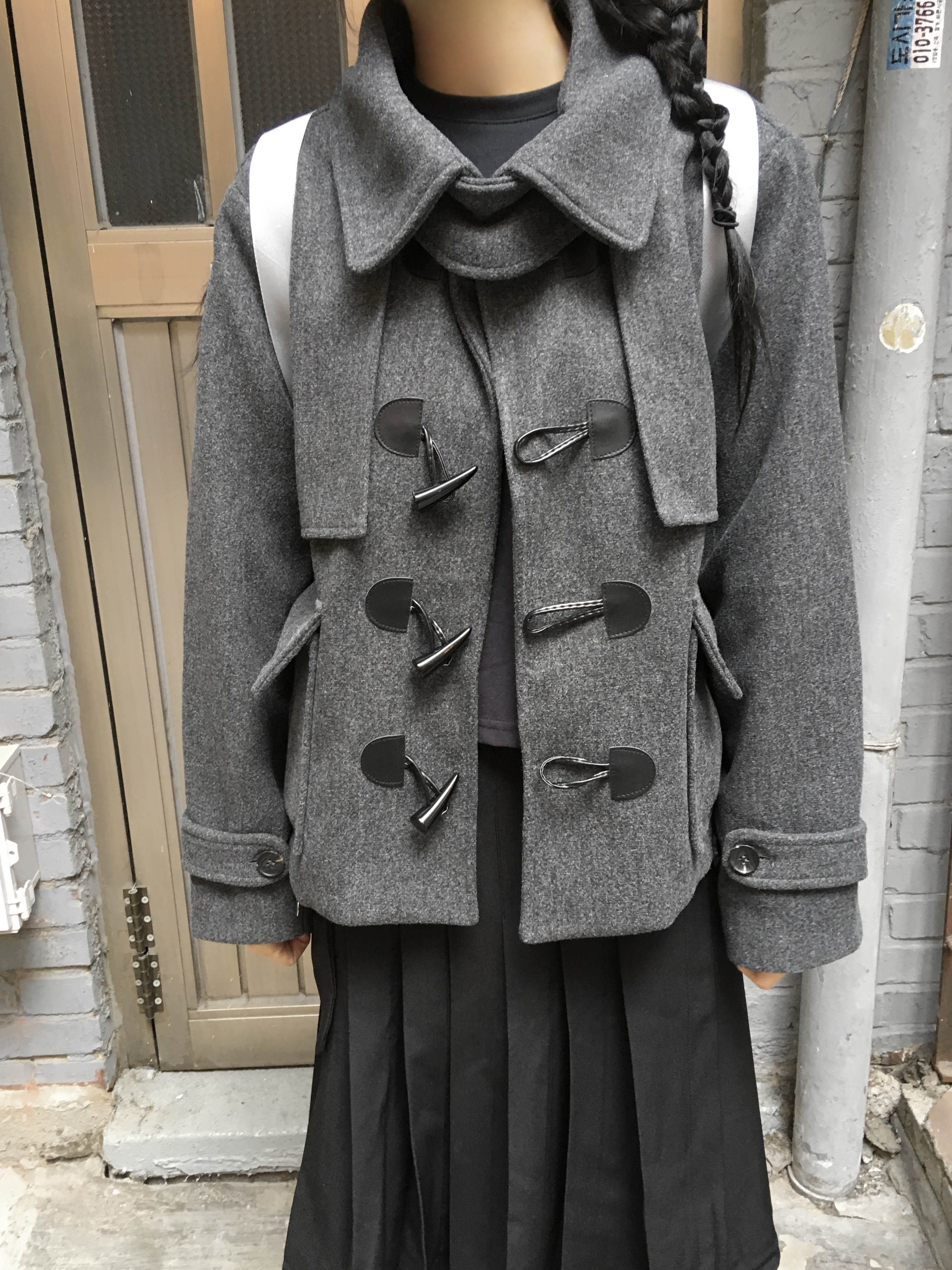 ビッグカラーハーフダッフルコート (2c) | ファッション通販サイト NUGU