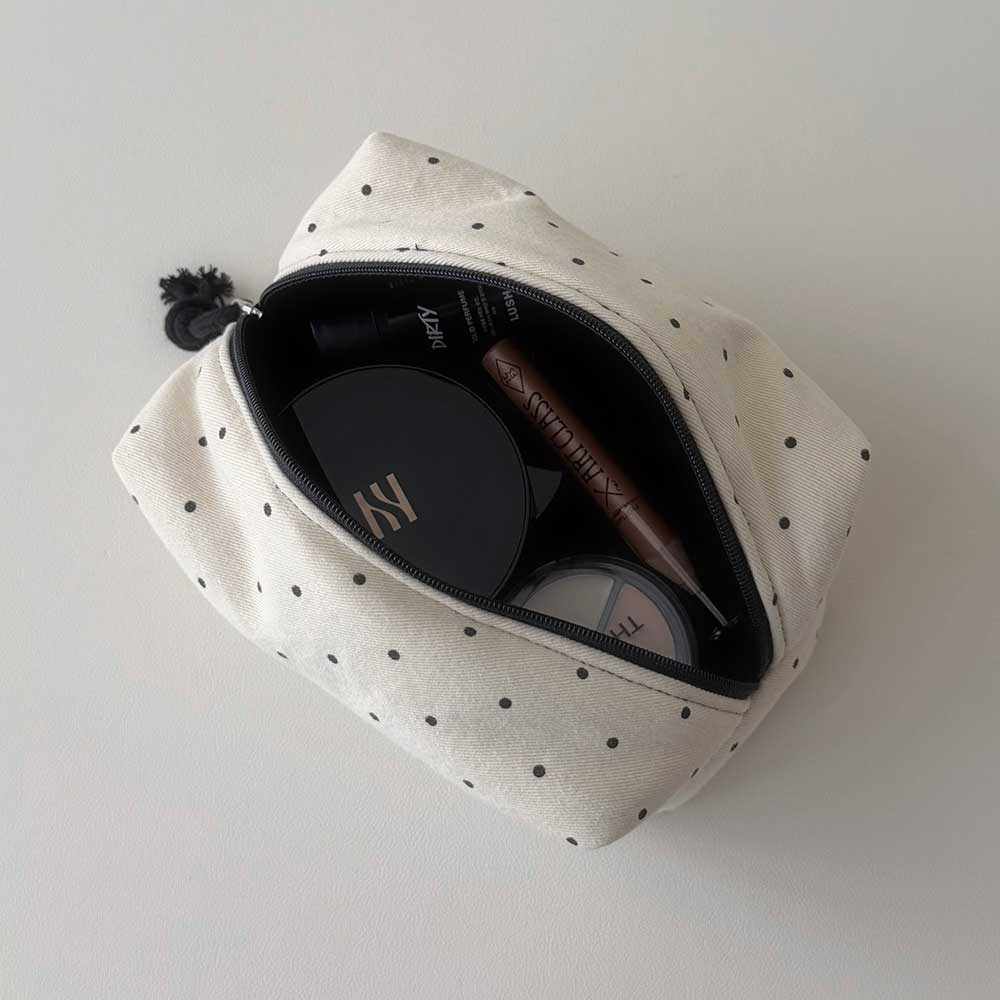 Argent square pouch - Eris ivory