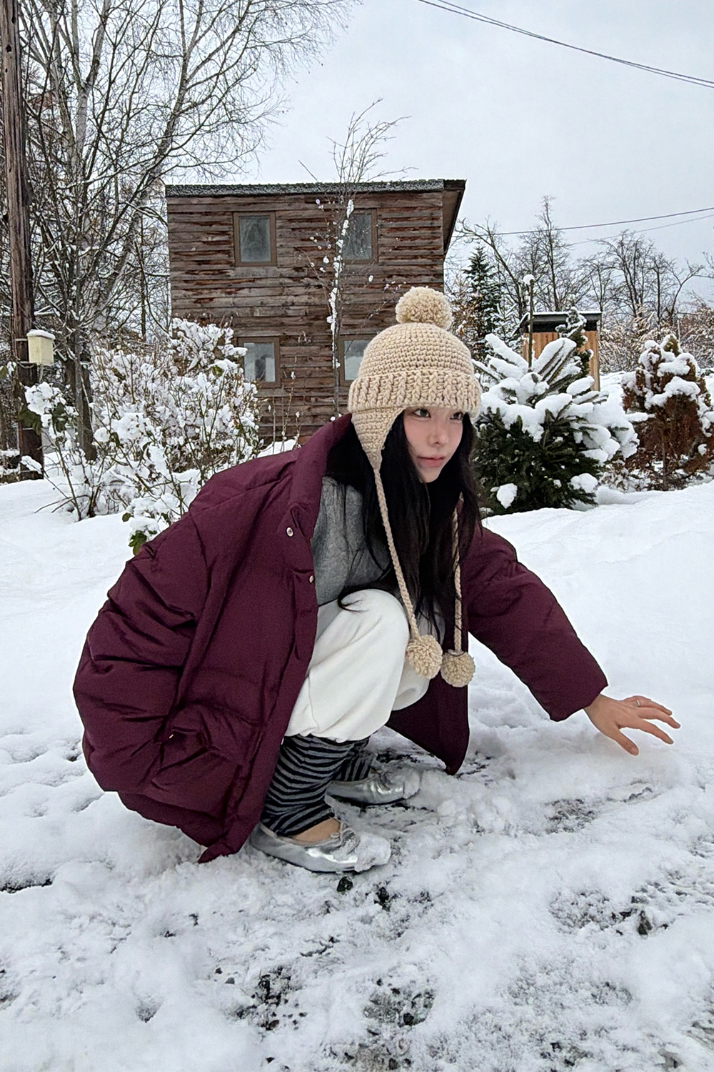 Pocket down padding_wine